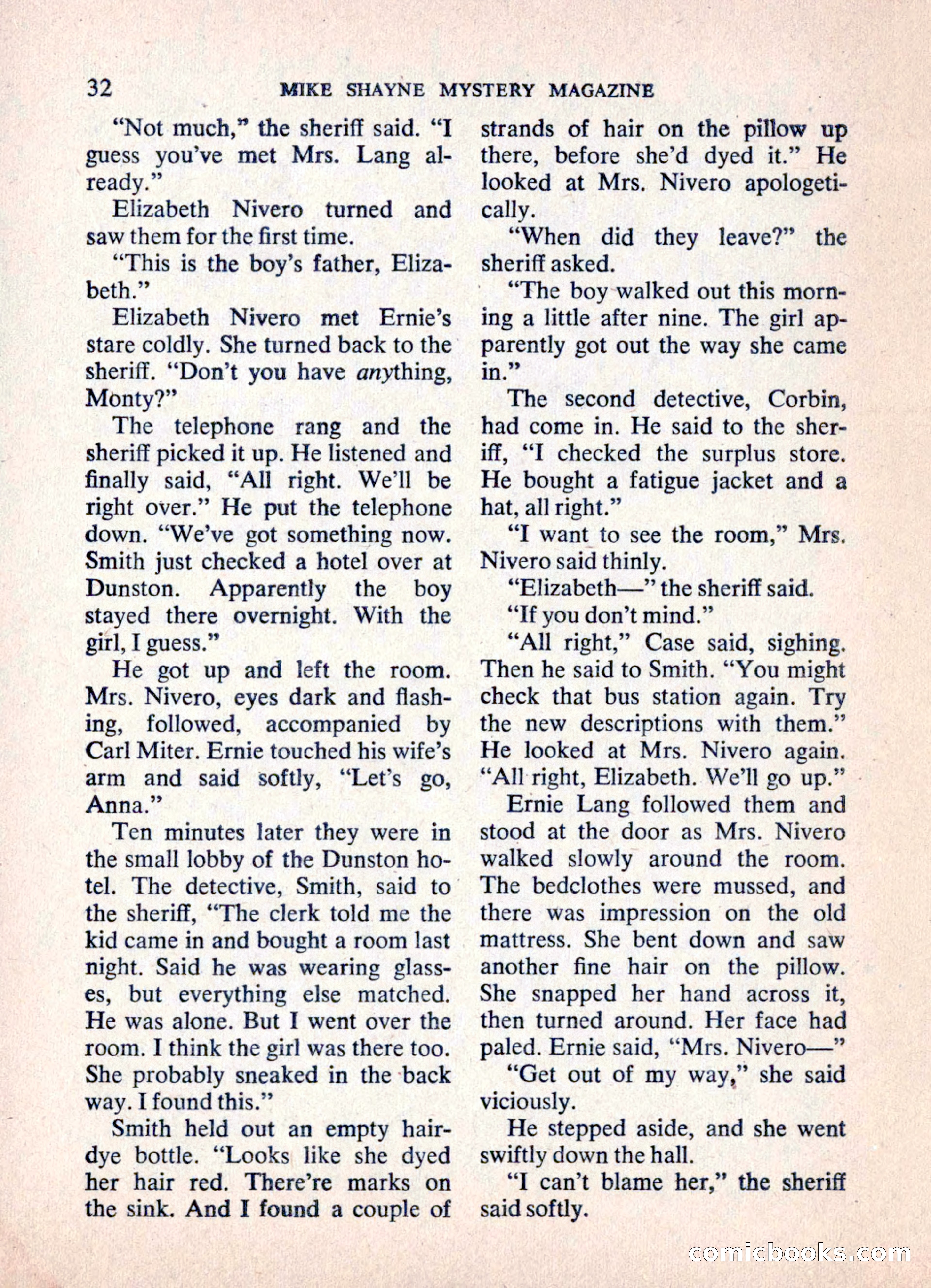 Mike Shayne Mystery Magazine — page 34 of 148