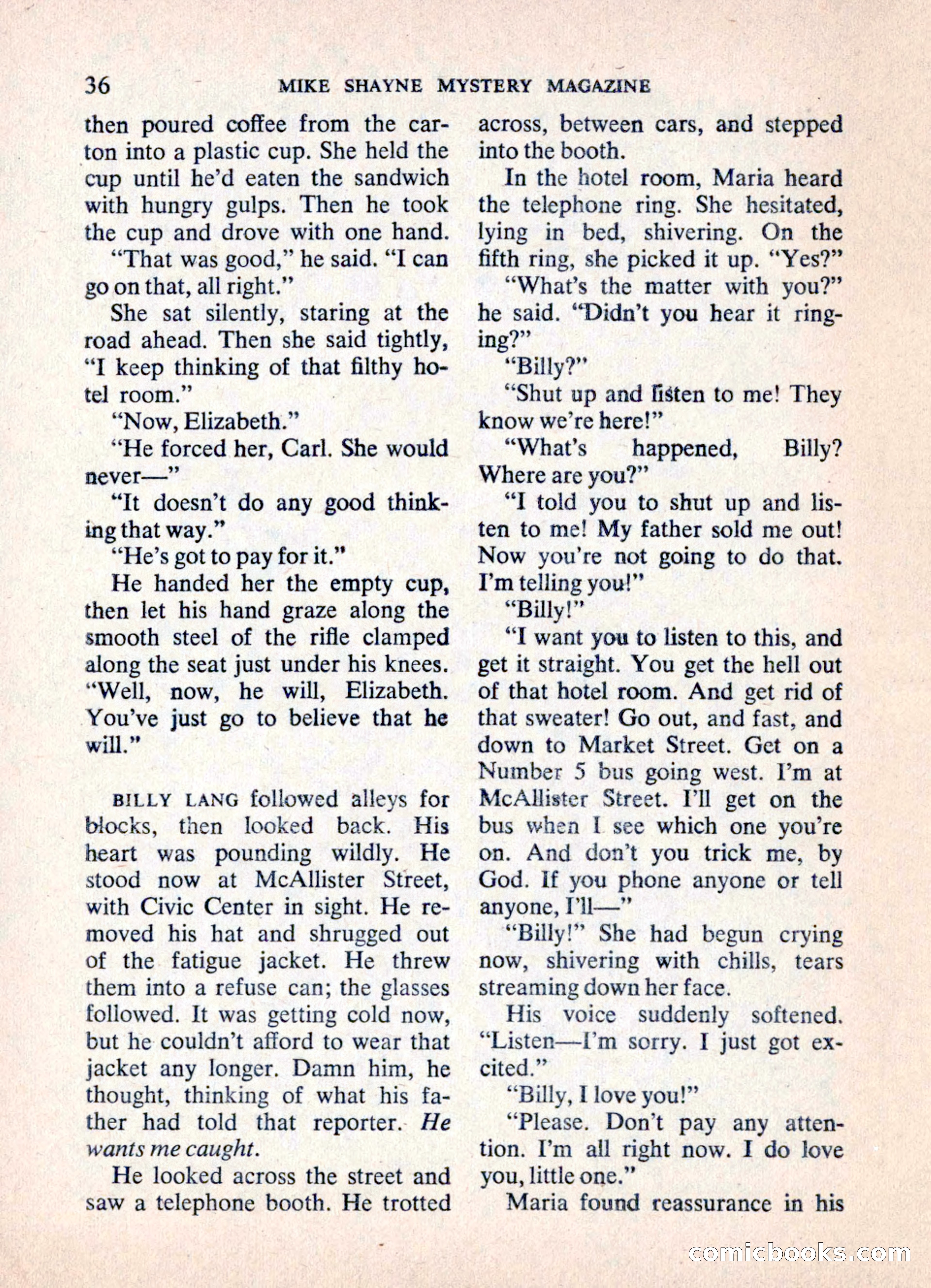 Mike Shayne Mystery Magazine — page 38 of 148