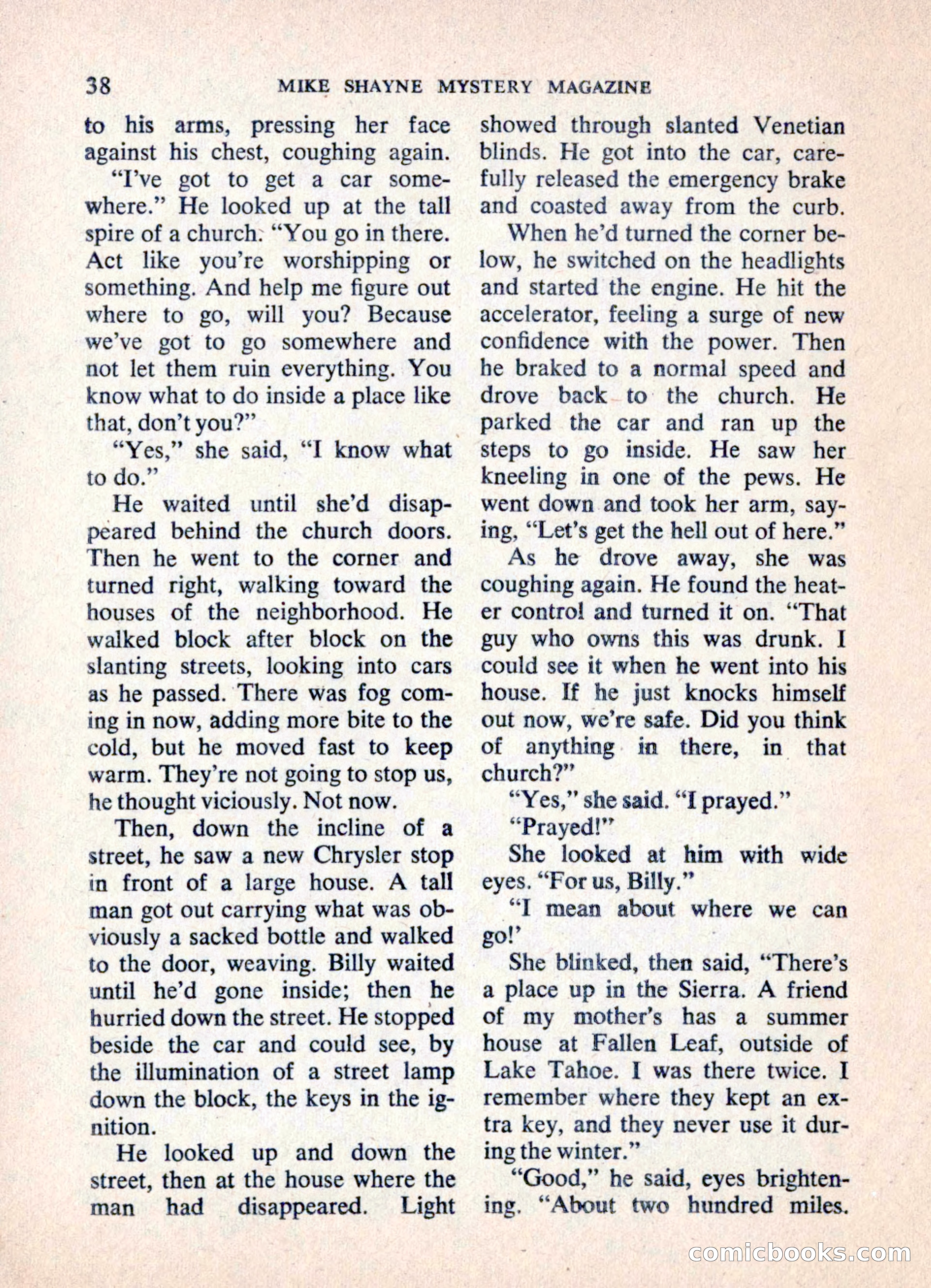 Mike Shayne Mystery Magazine — page 40 of 148