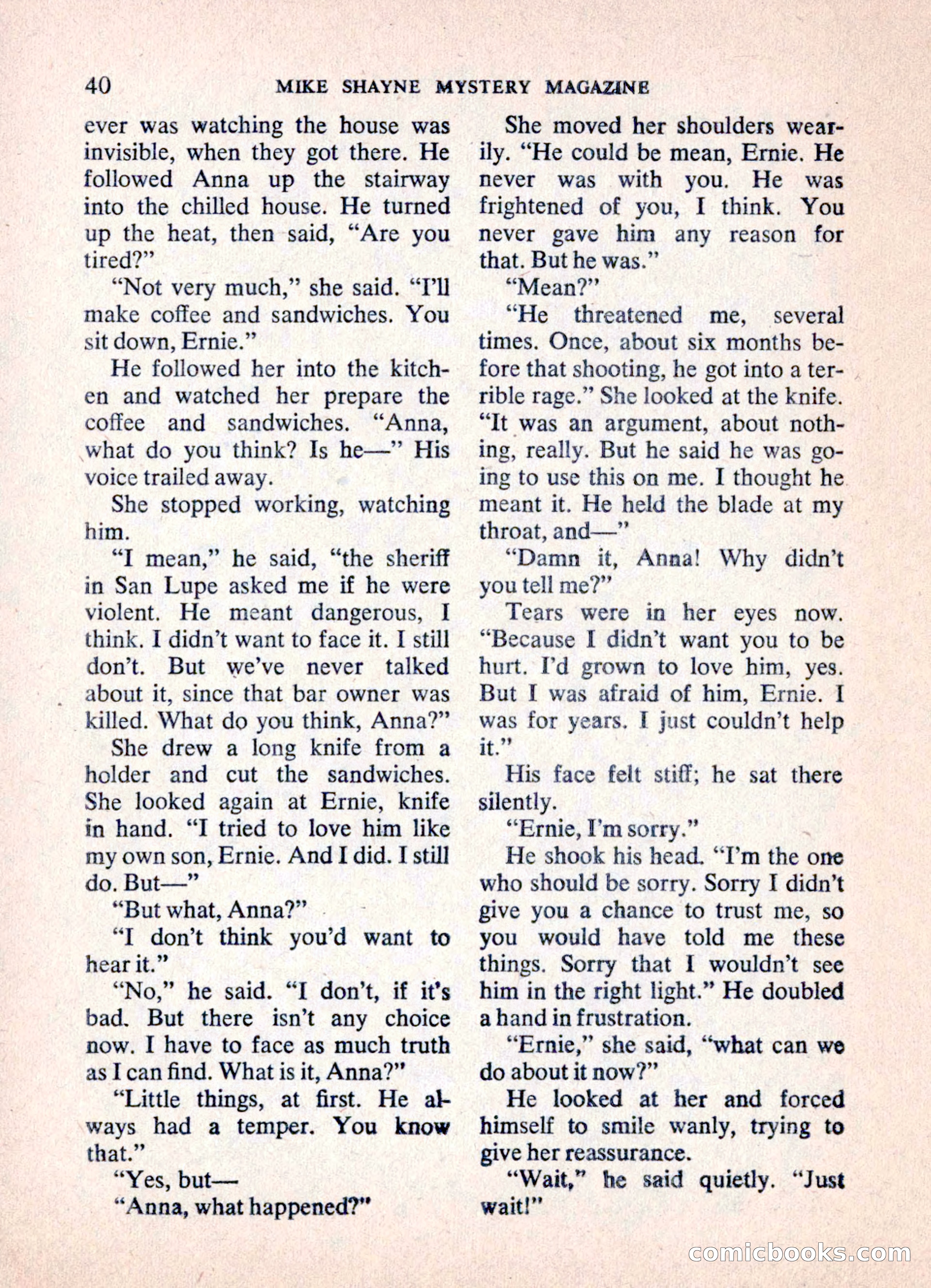 Mike Shayne Mystery Magazine — page 42 of 148