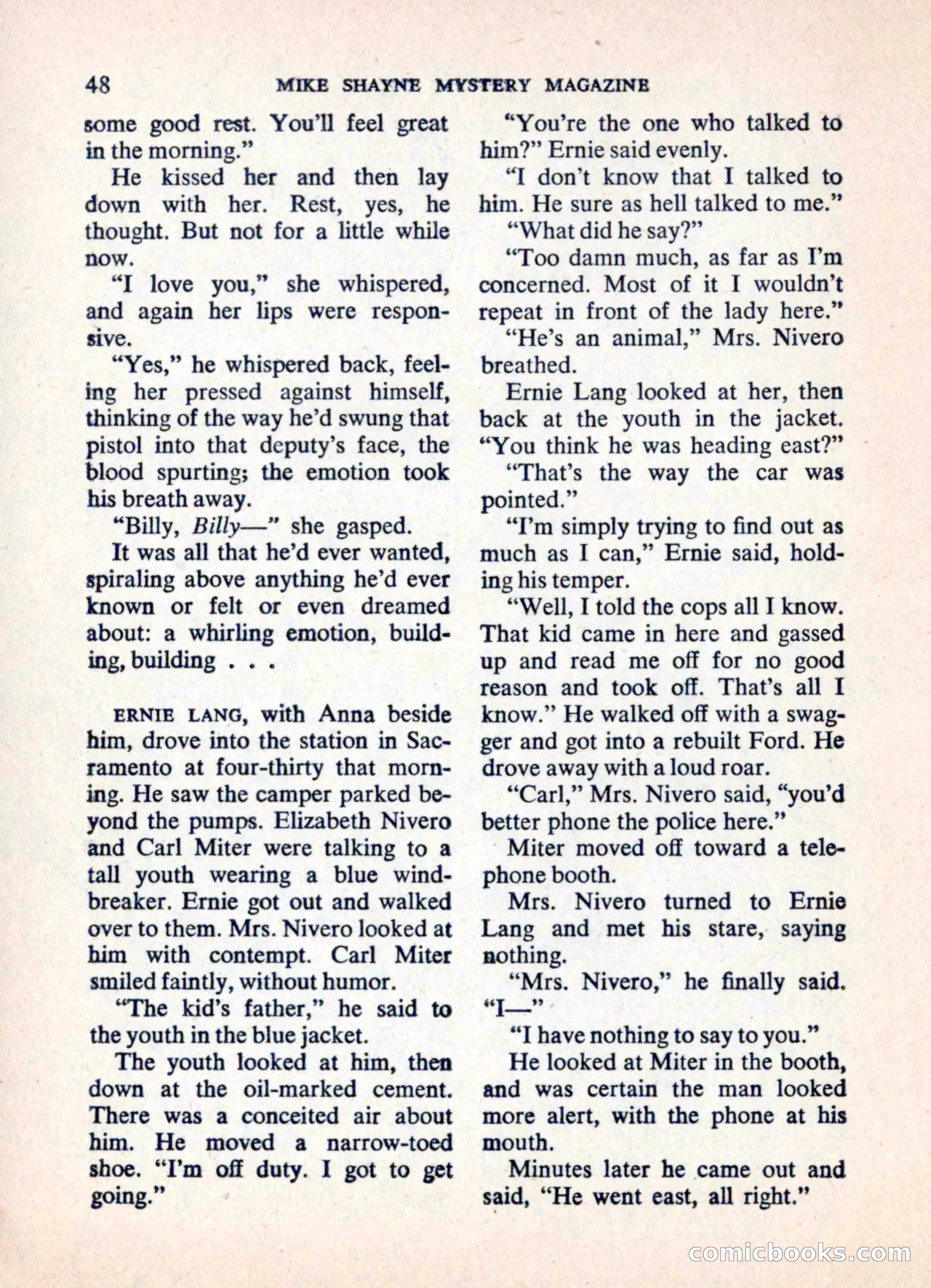 Mike Shayne Mystery Magazine — page 50 of 148