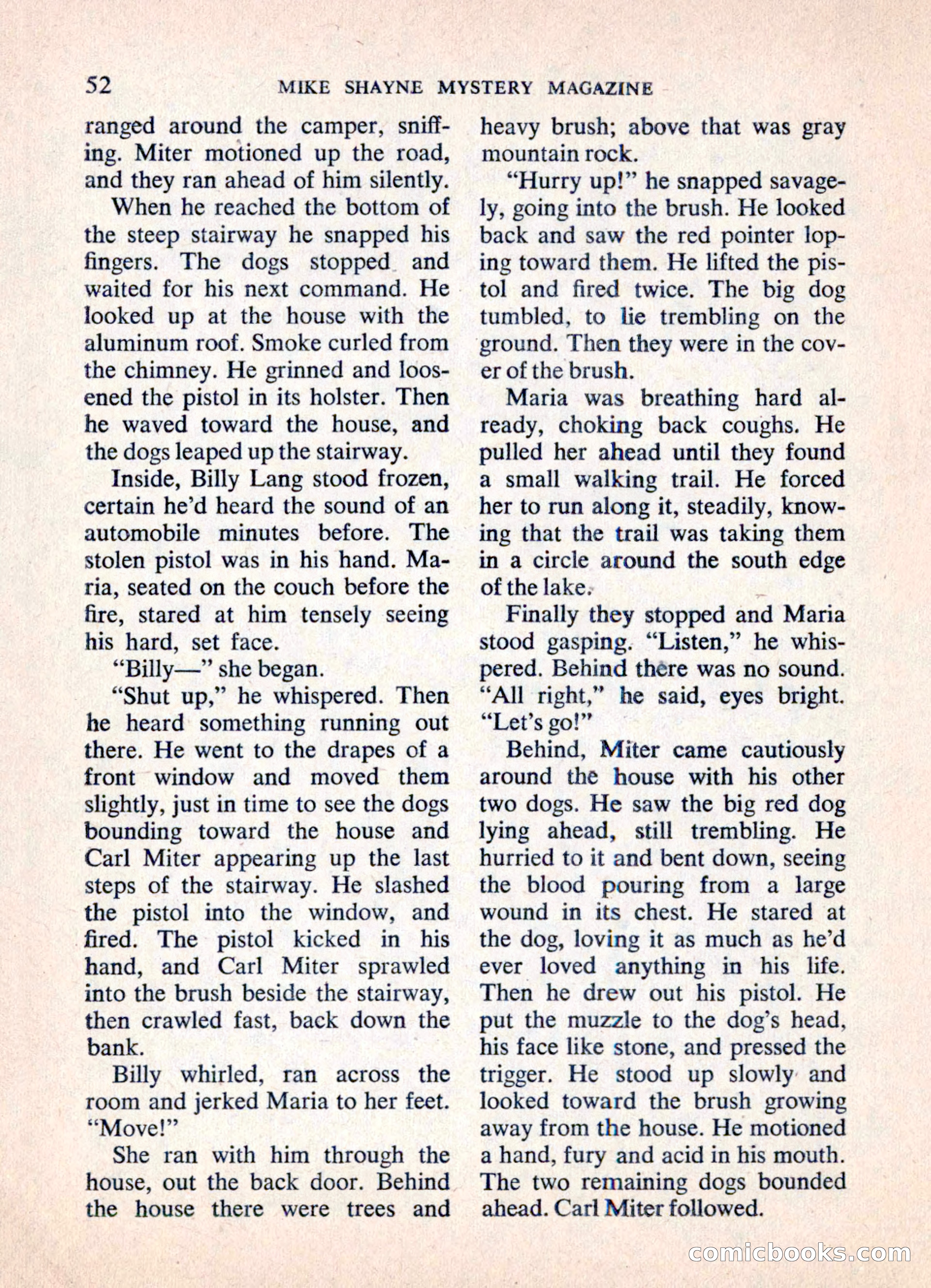 Mike Shayne Mystery Magazine — page 54 of 148
