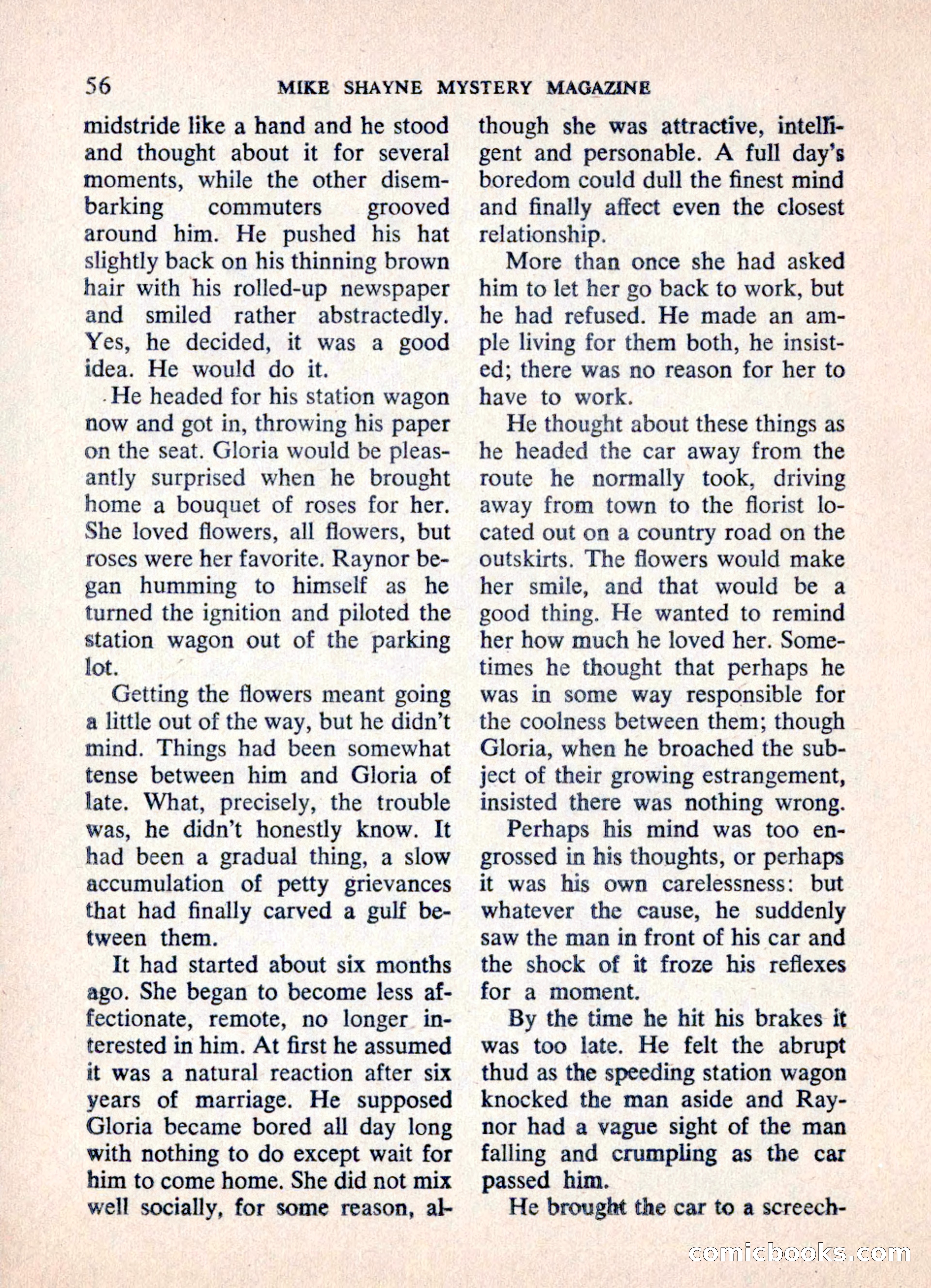 Mike Shayne Mystery Magazine — page 58 of 148