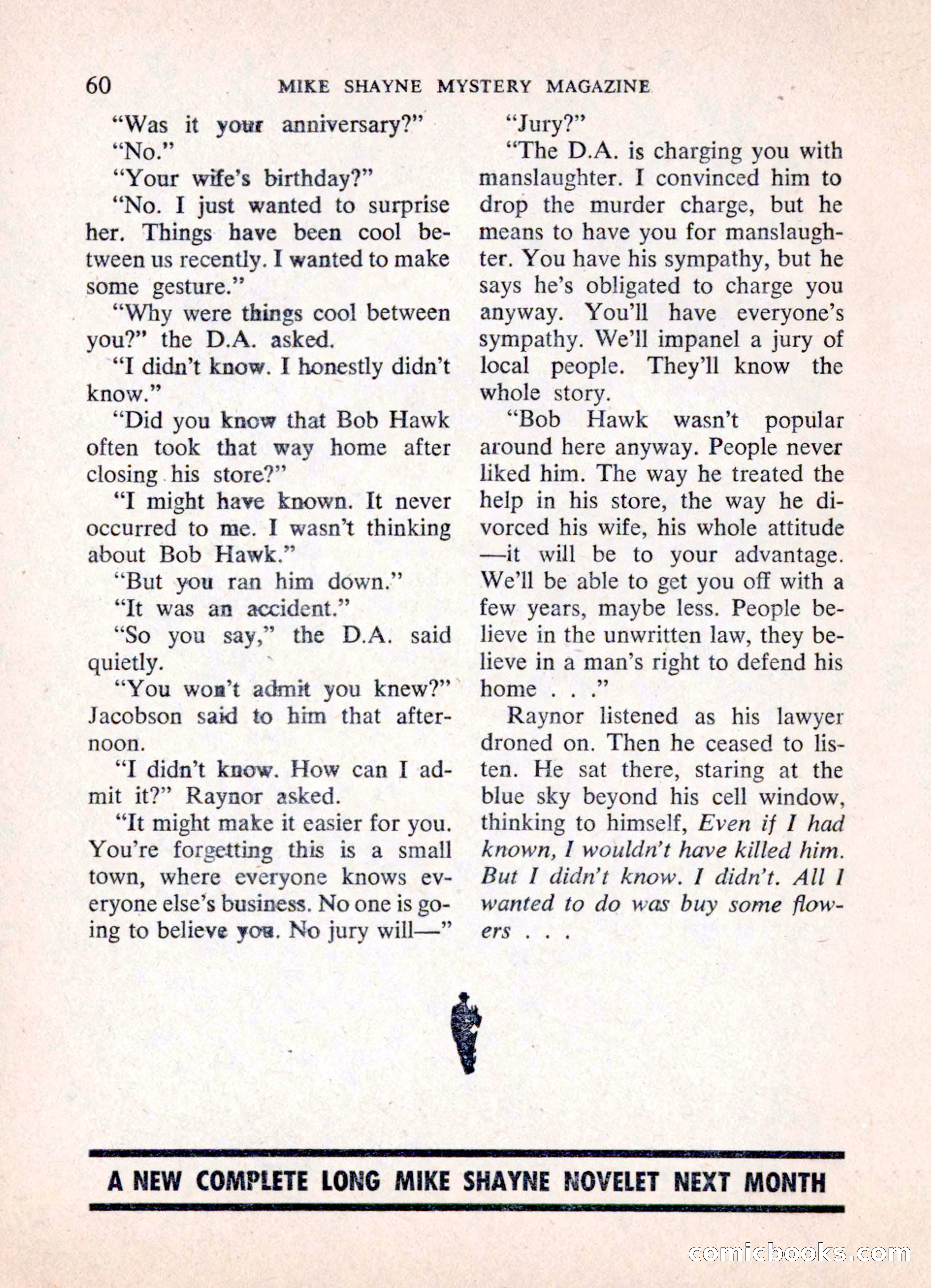 Mike Shayne Mystery Magazine — page 62 of 148
