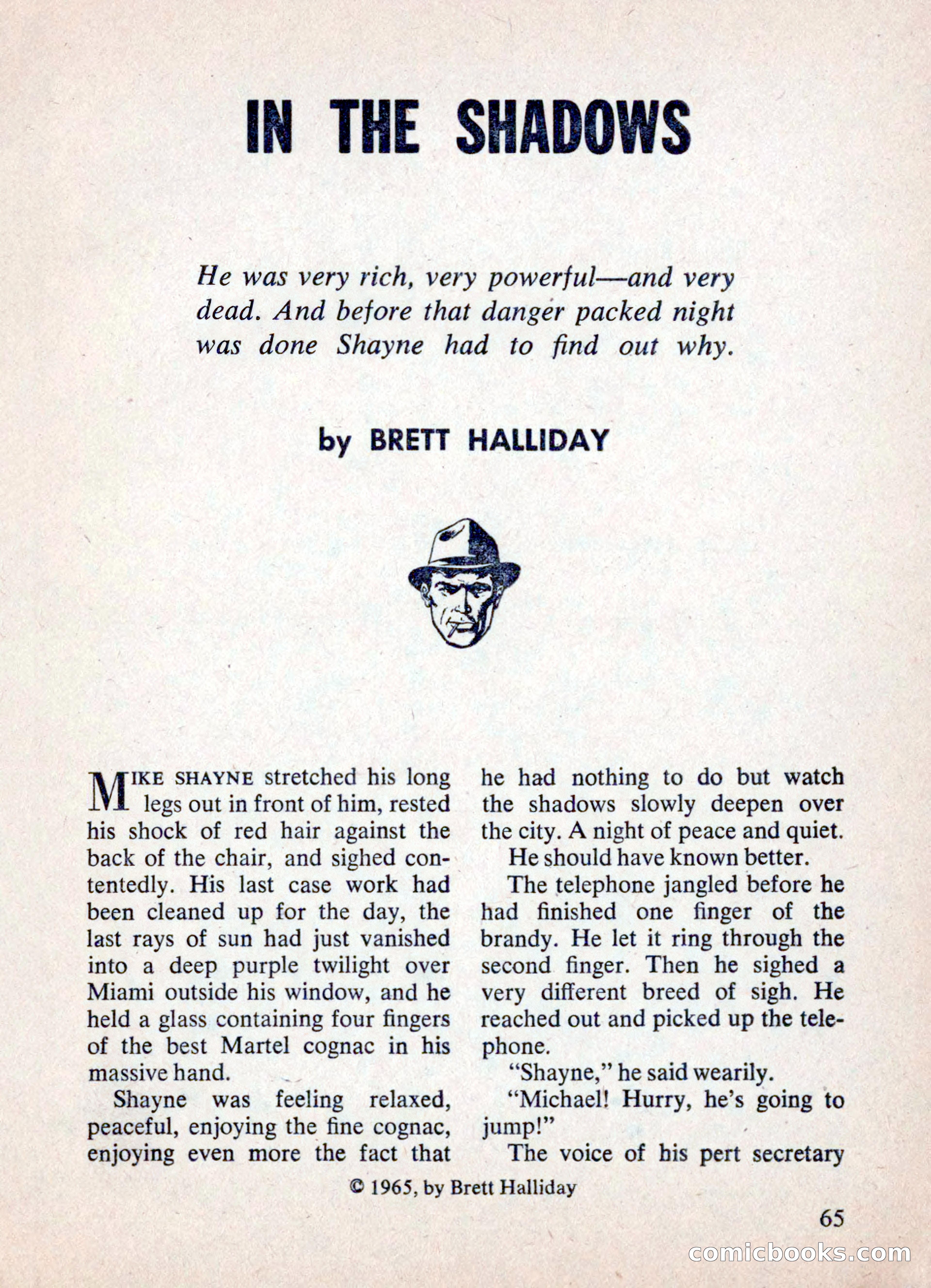 Mike Shayne Mystery Magazine — page 67 of 148