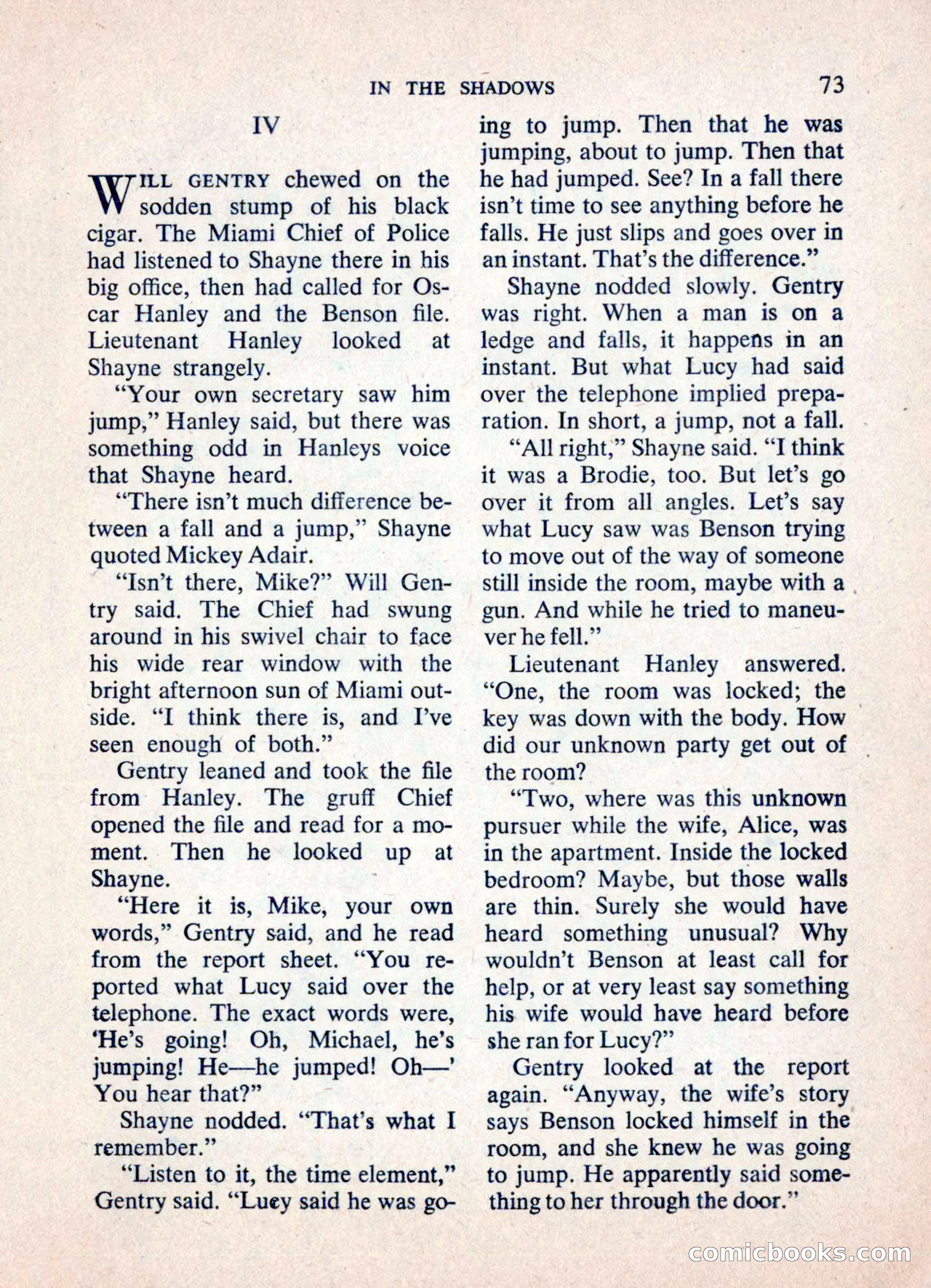 Mike Shayne Mystery Magazine — page 75 of 148