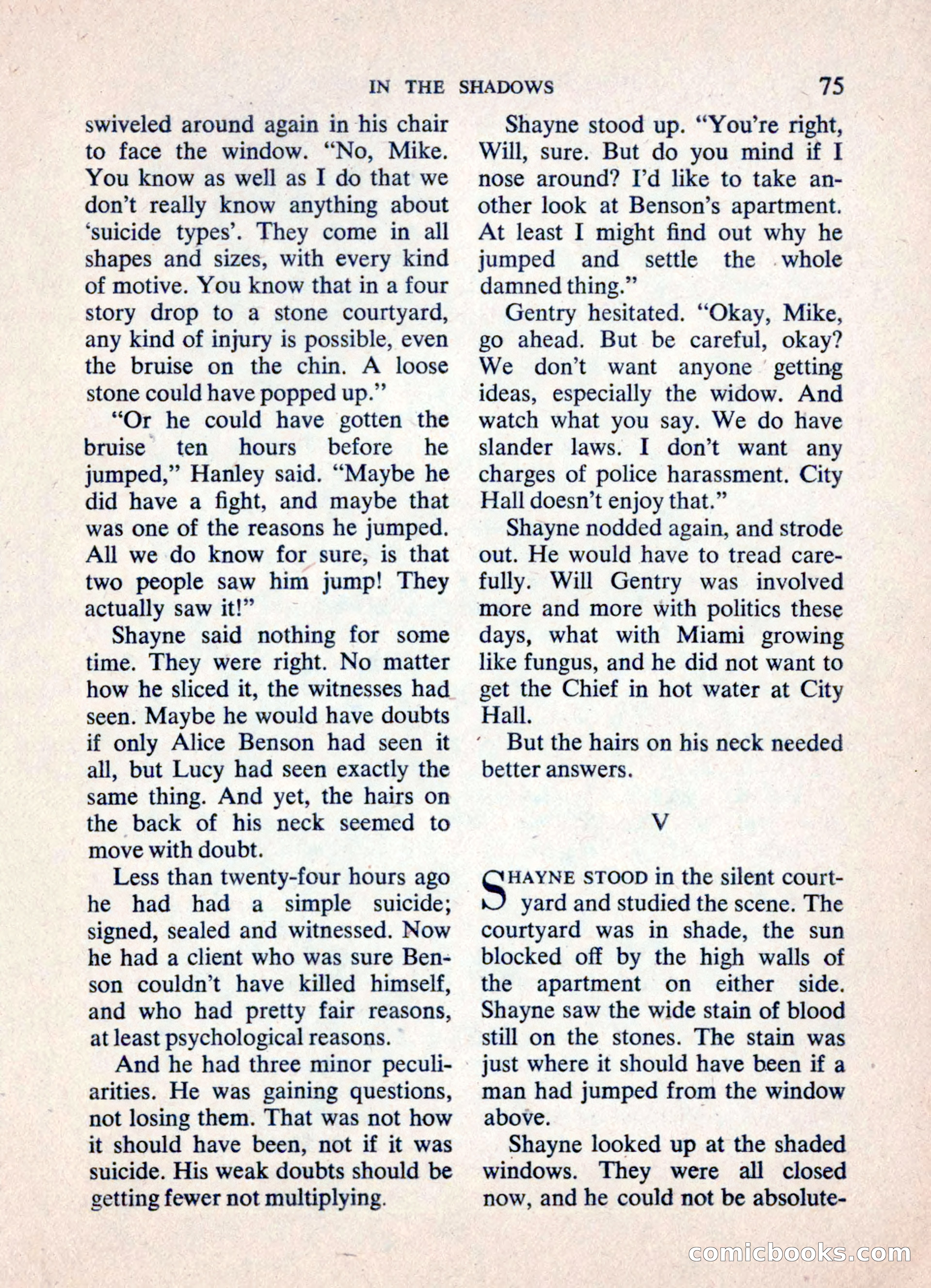 Mike Shayne Mystery Magazine — page 77 of 148