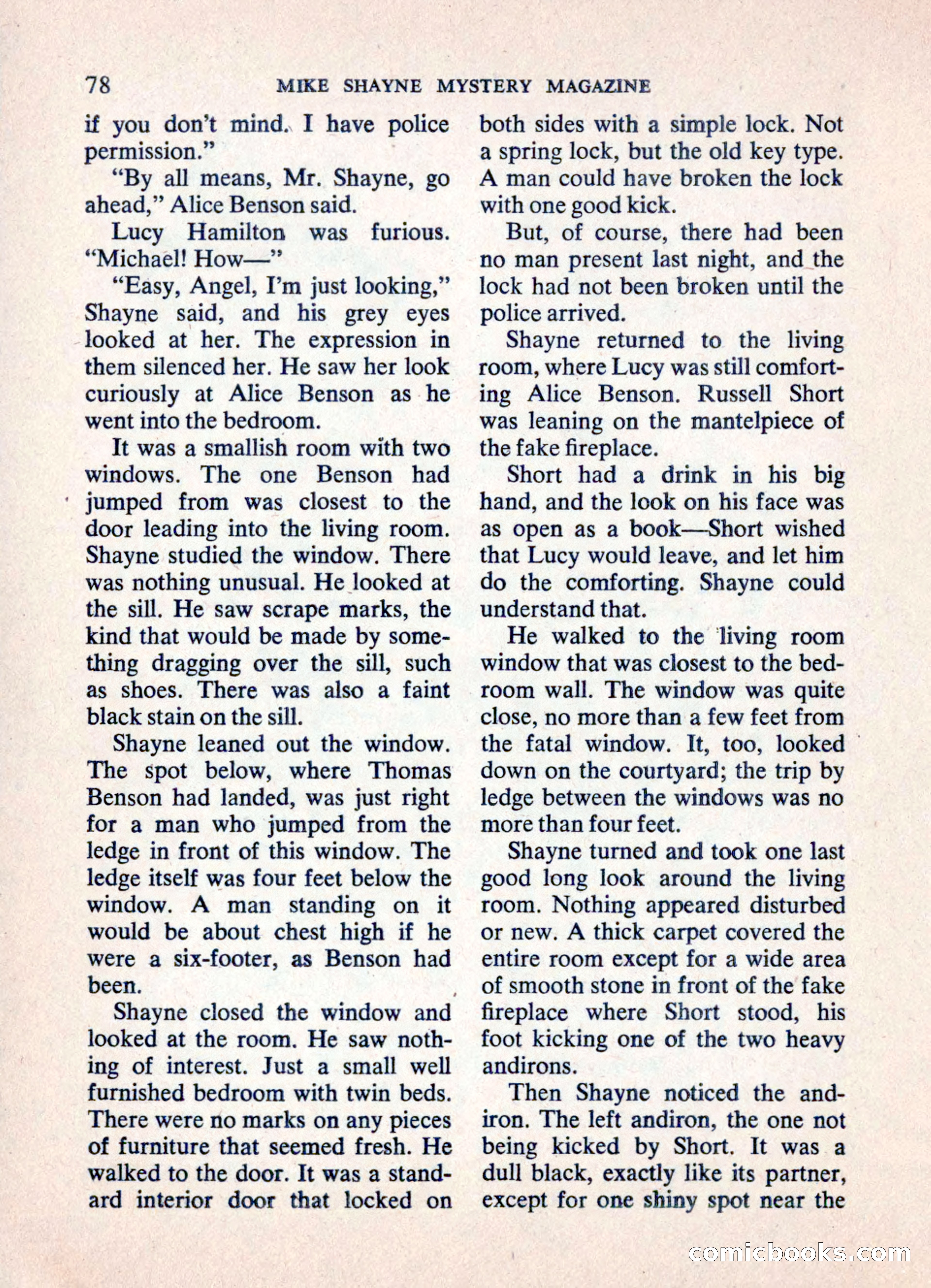 Mike Shayne Mystery Magazine — page 80 of 148