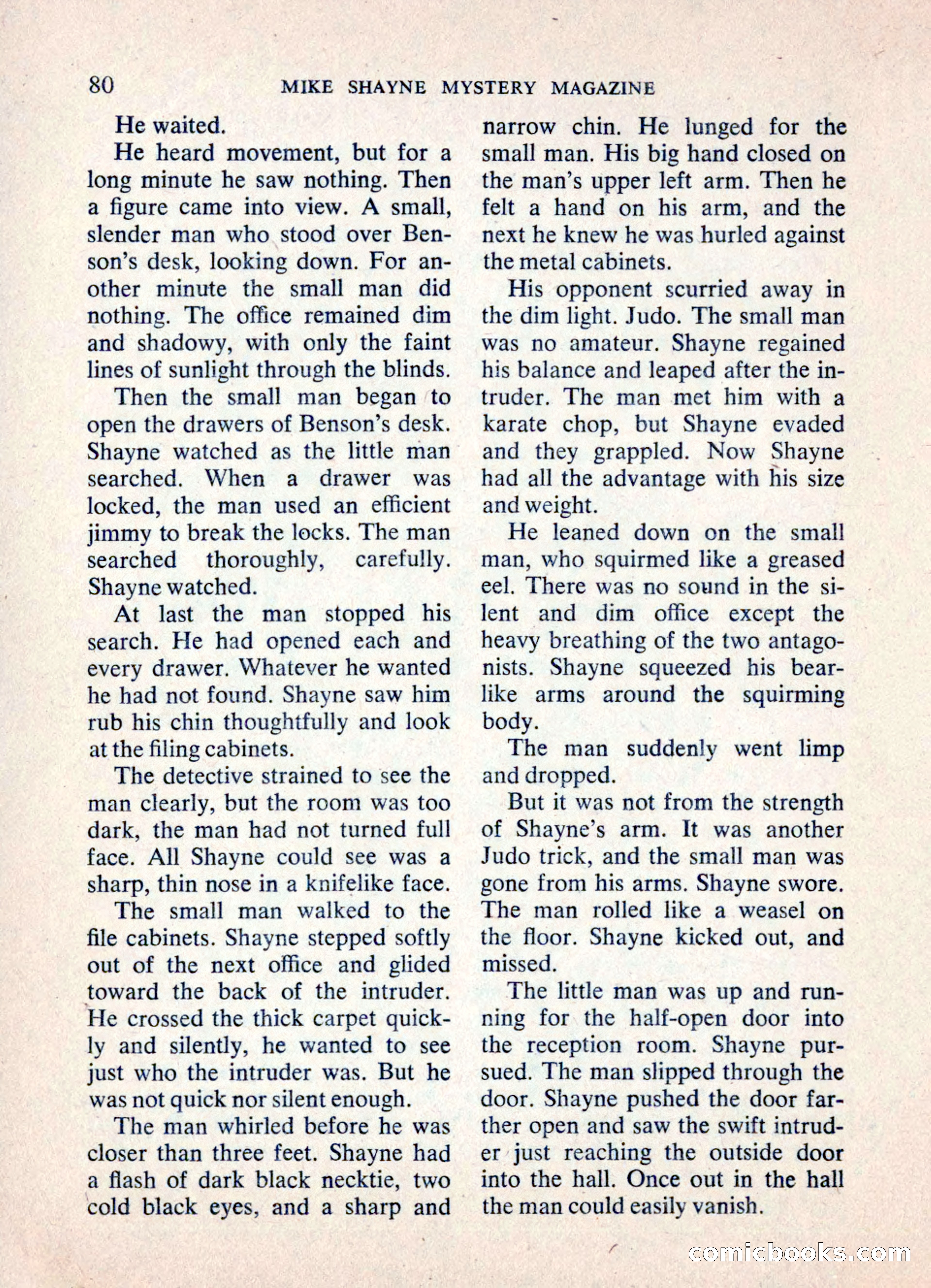 Mike Shayne Mystery Magazine — page 82 of 148