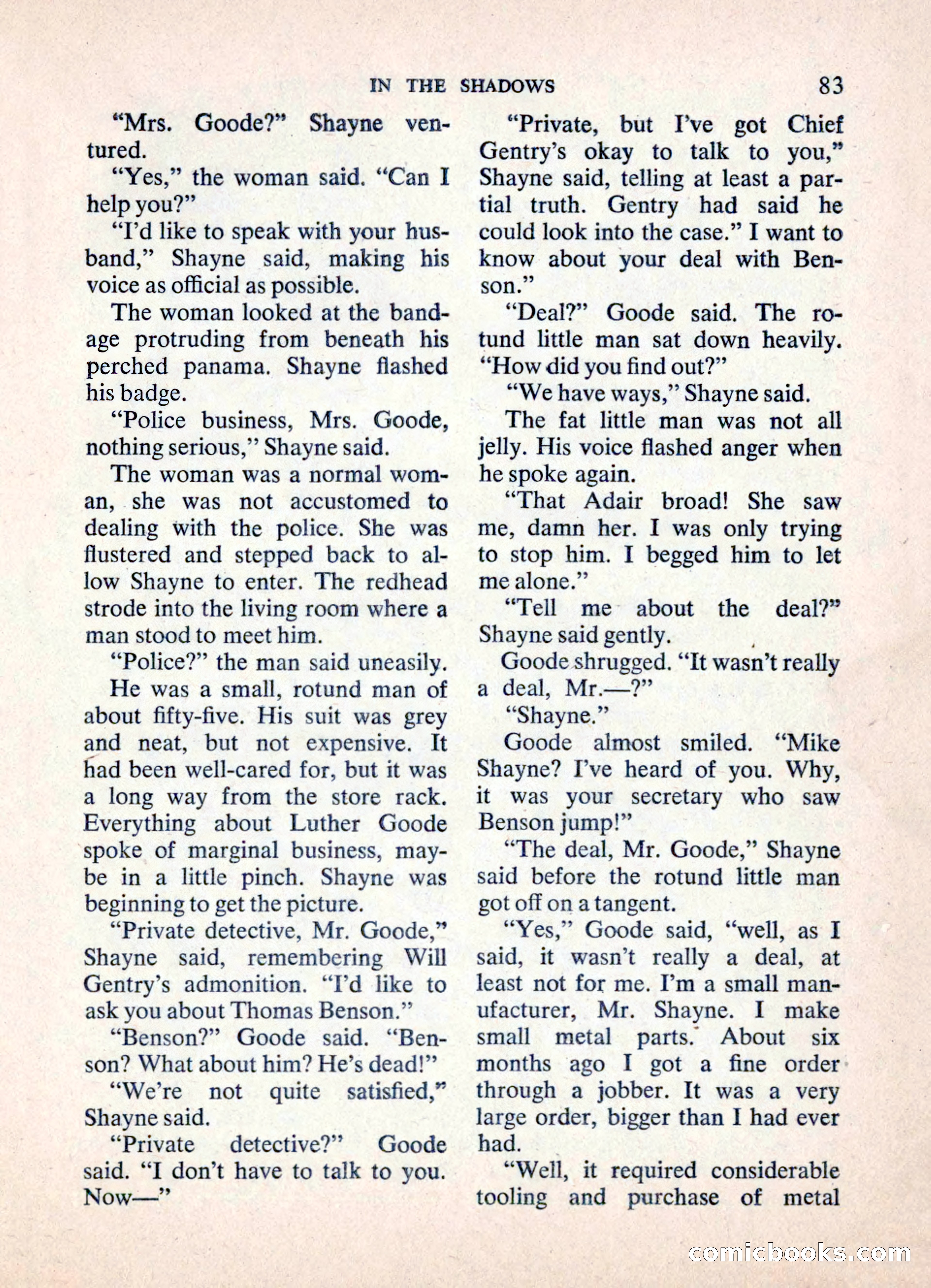 Mike Shayne Mystery Magazine — page 85 of 148
