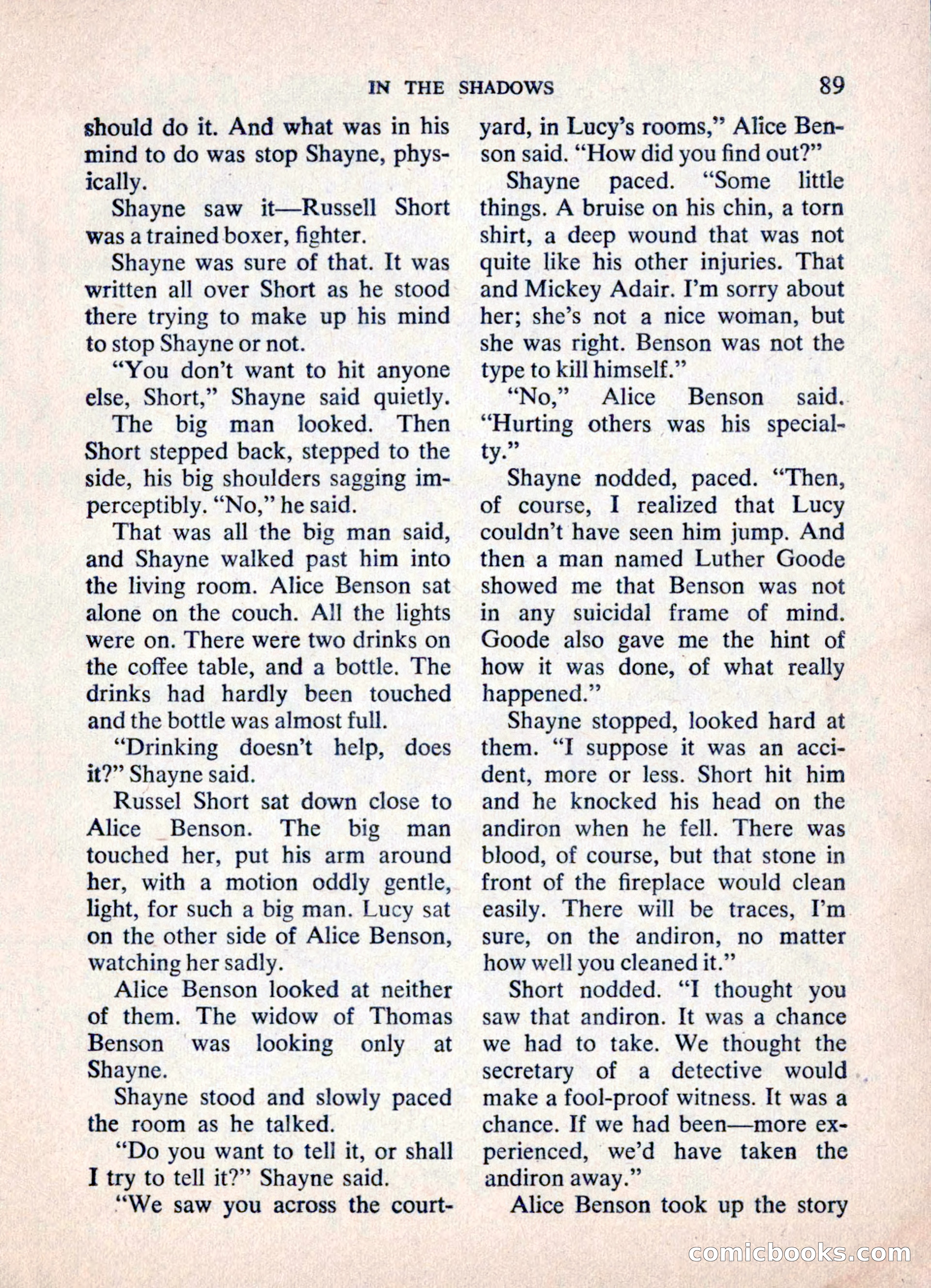 Mike Shayne Mystery Magazine — page 91 of 148