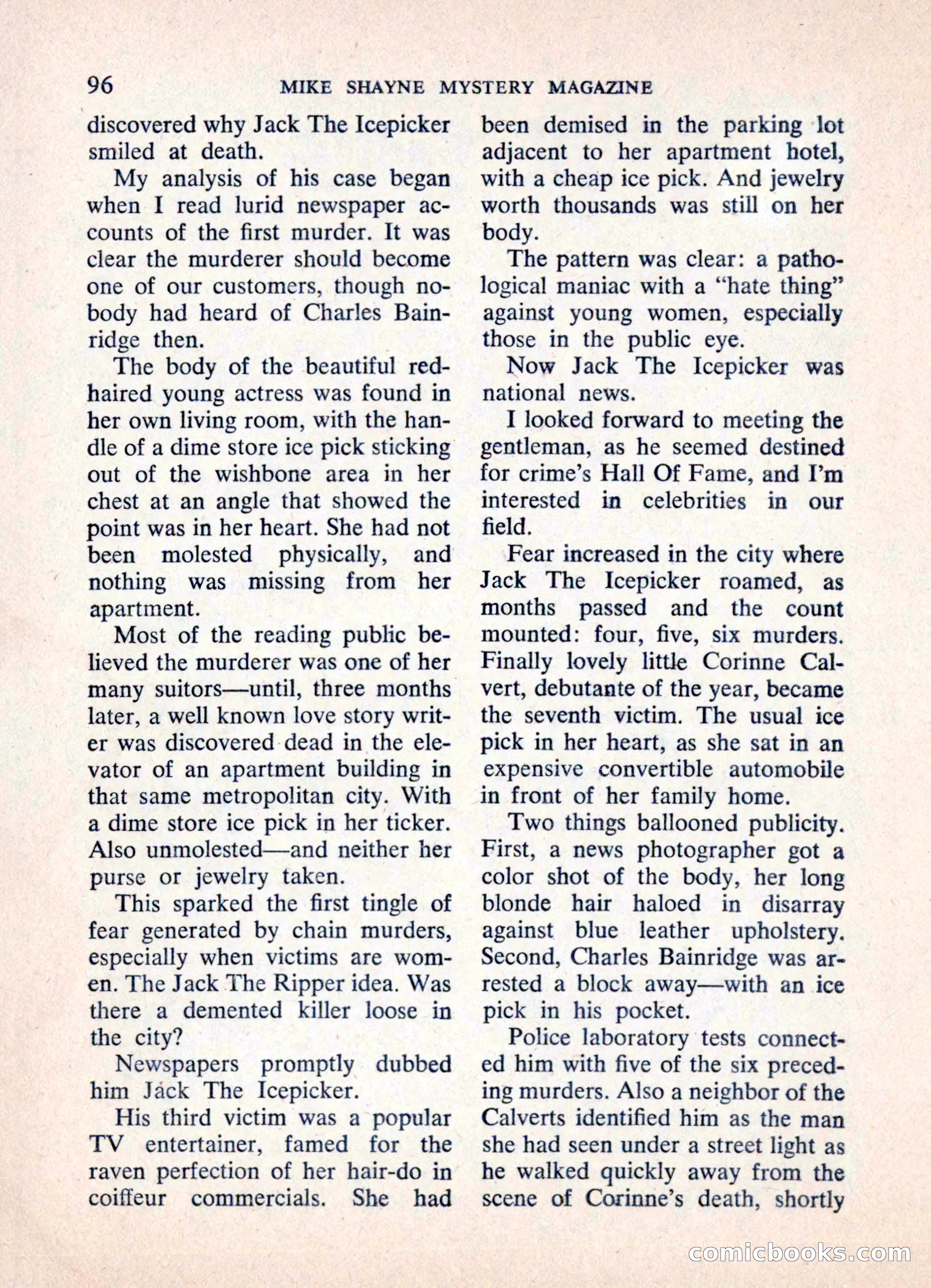 Mike Shayne Mystery Magazine — page 98 of 148