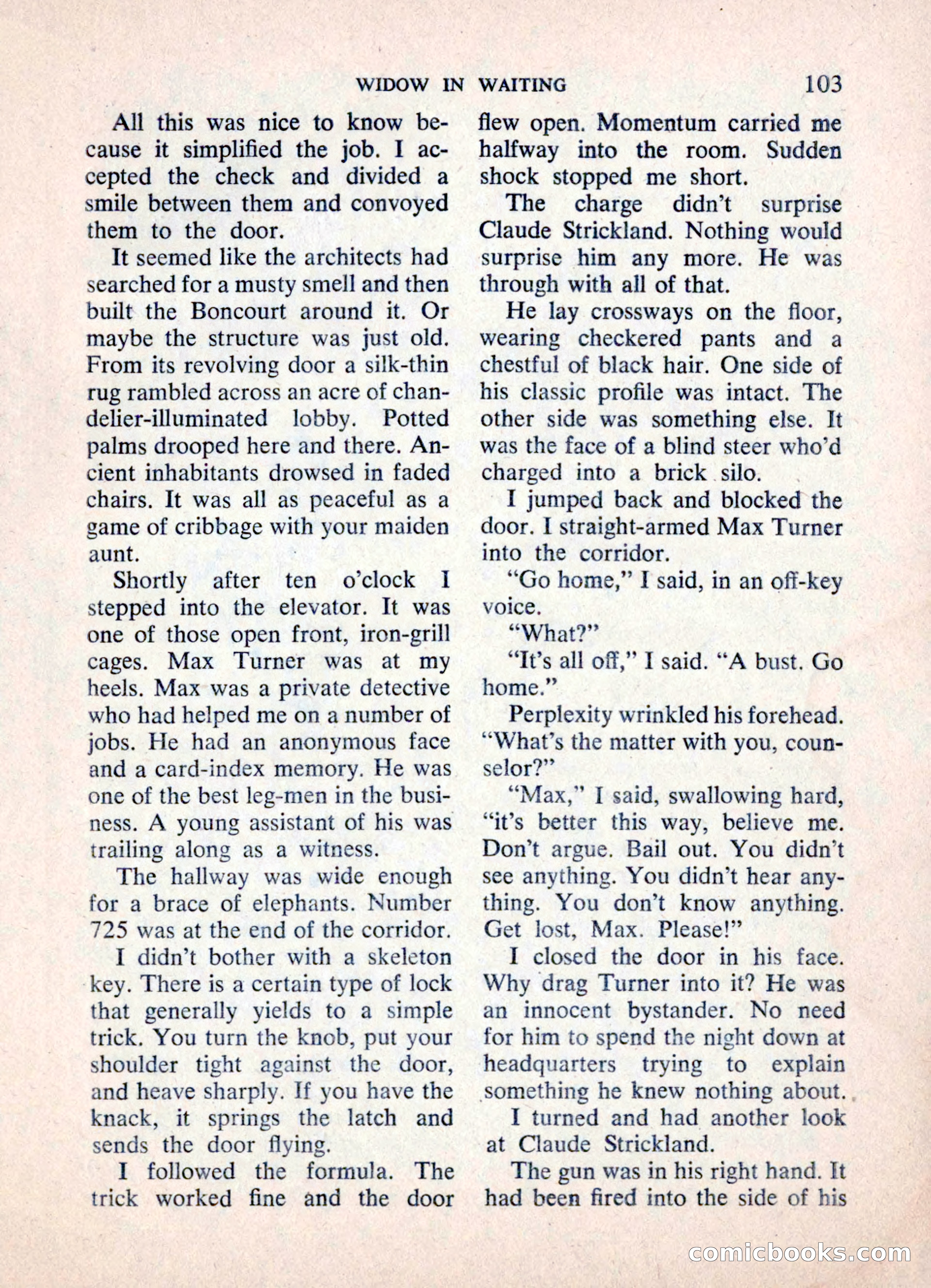 Mike Shayne Mystery Magazine — page 105 of 148