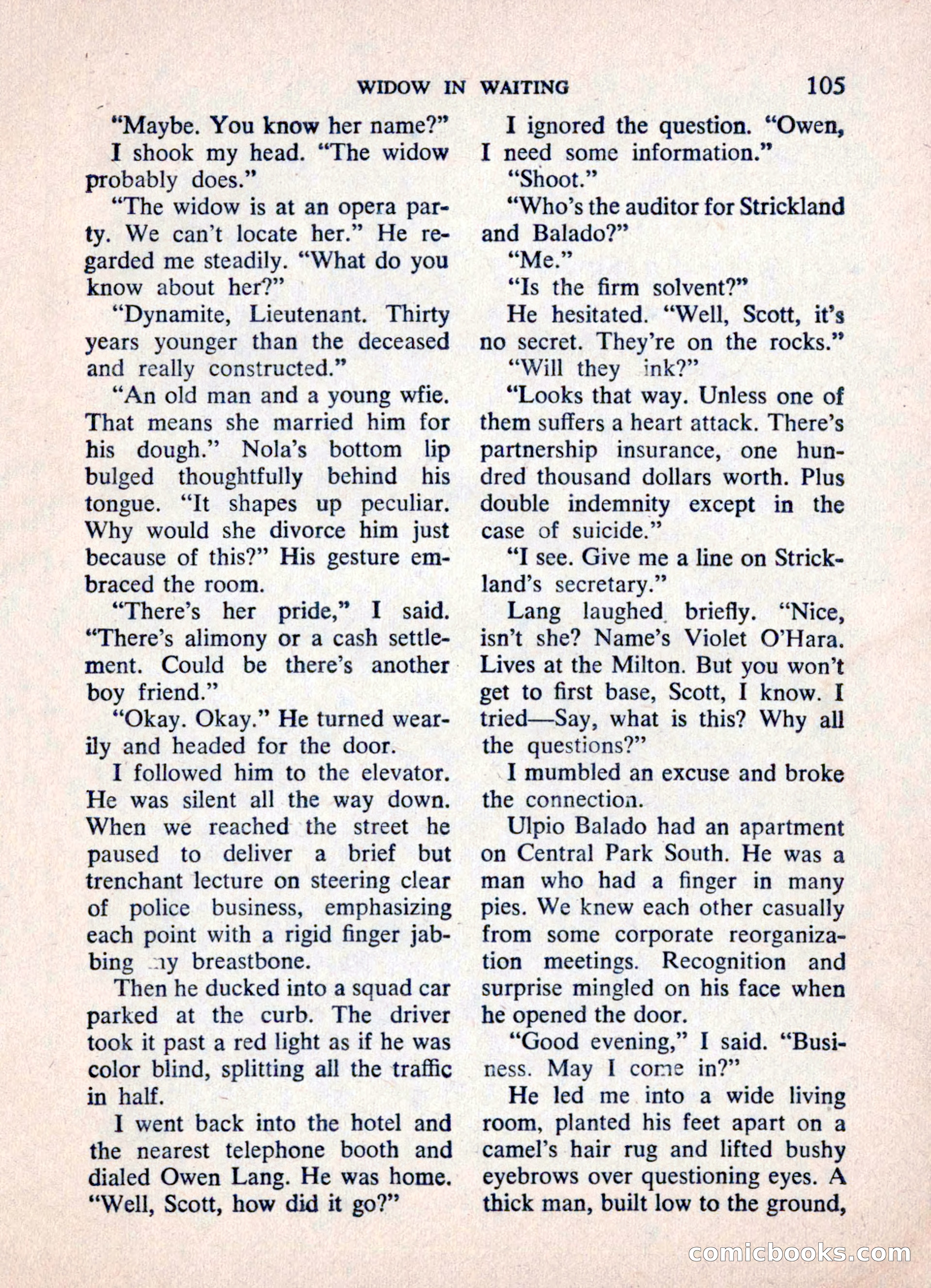 Mike Shayne Mystery Magazine — page 107 of 148