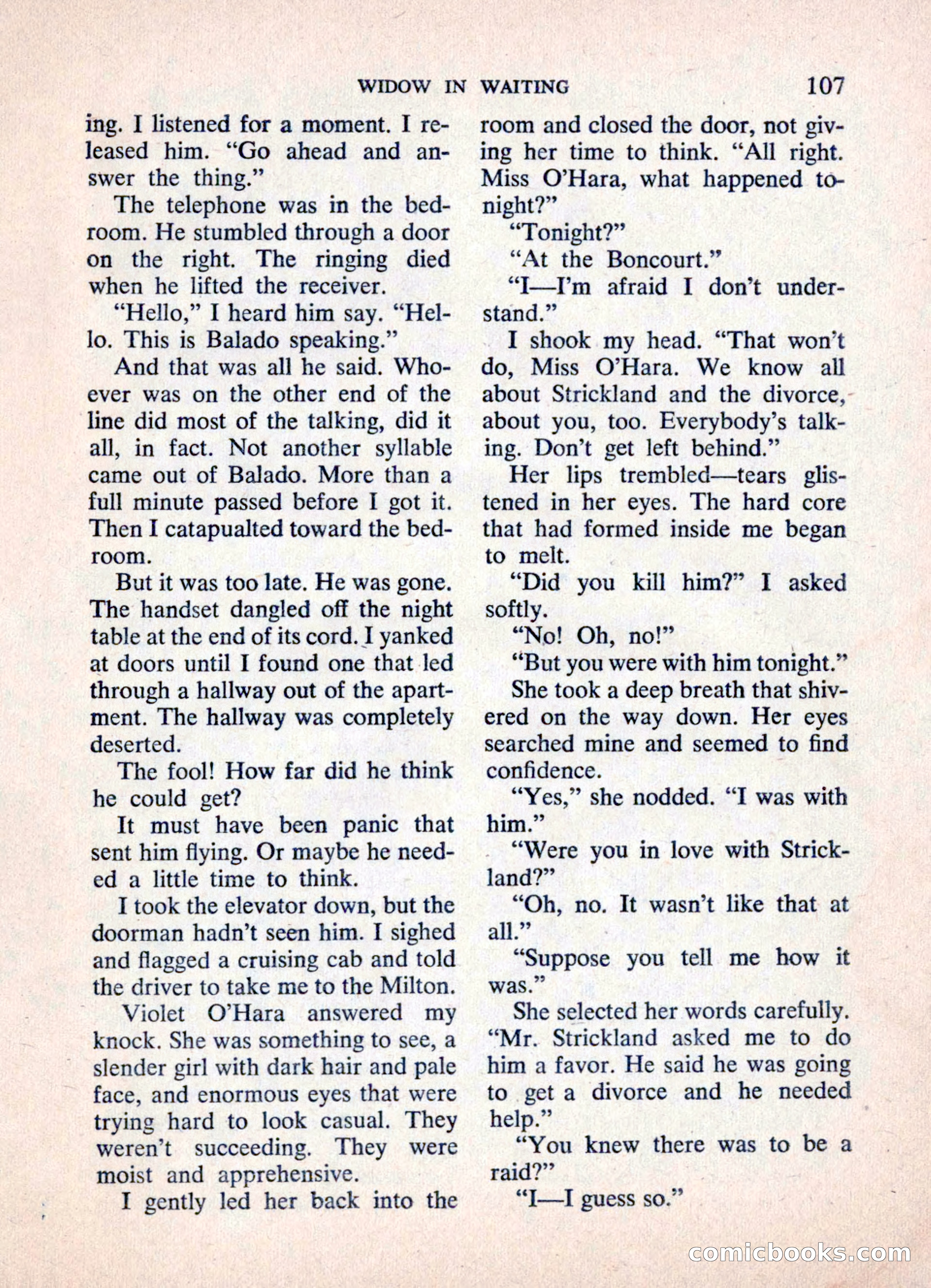 Mike Shayne Mystery Magazine — page 109 of 148