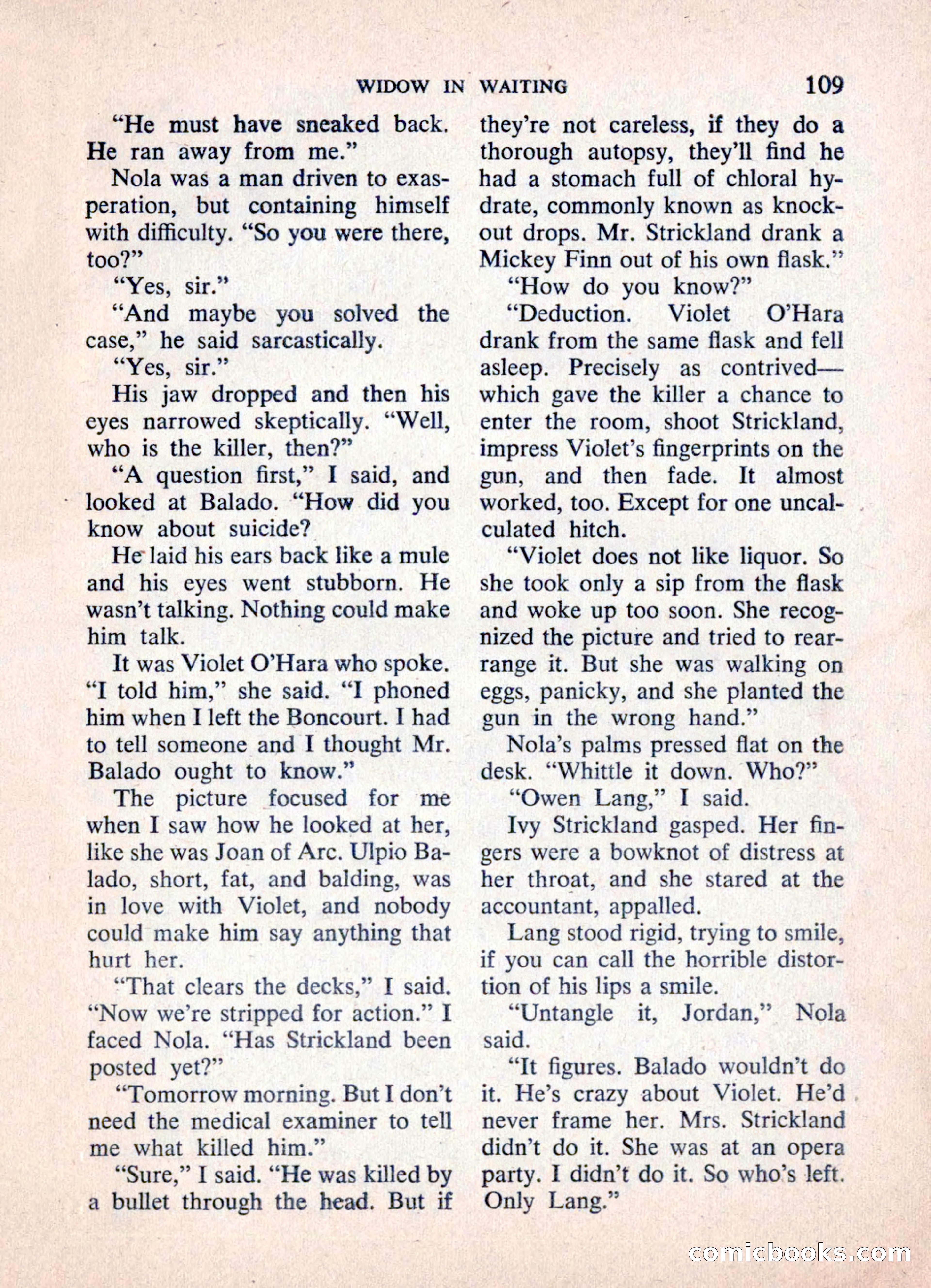 Mike Shayne Mystery Magazine — page 111 of 148
