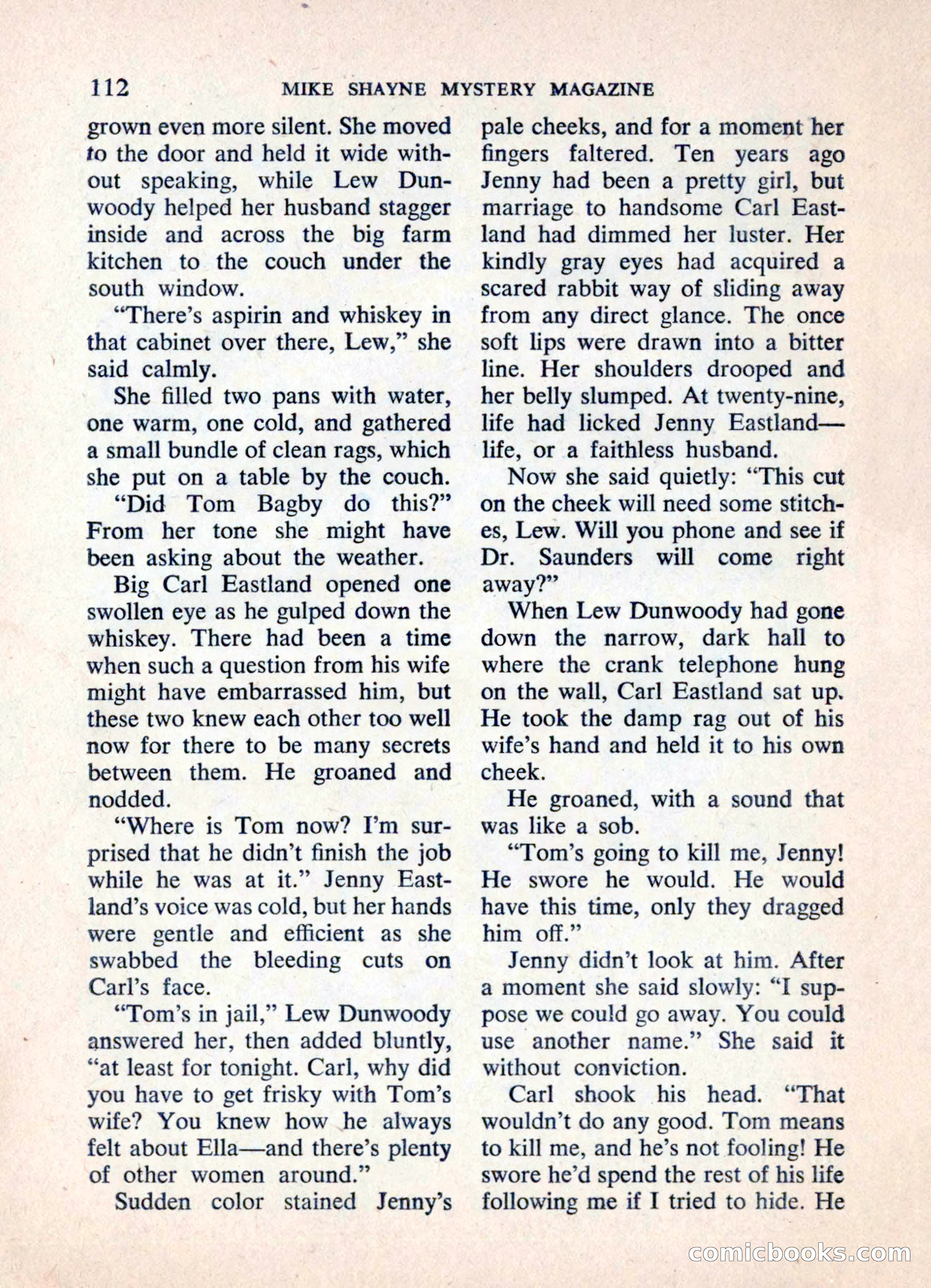 Mike Shayne Mystery Magazine — page 114 of 148