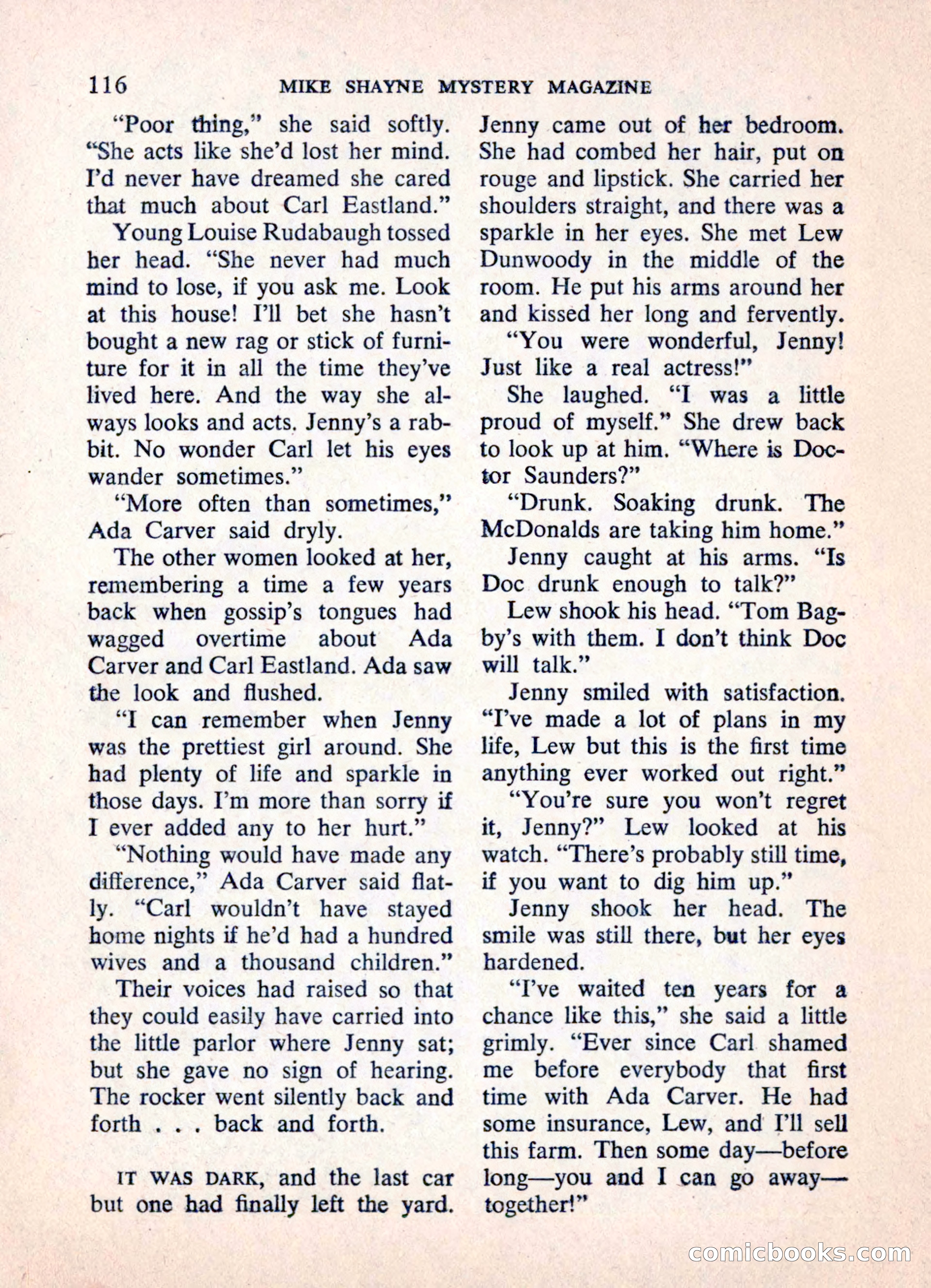 Mike Shayne Mystery Magazine — page 118 of 148