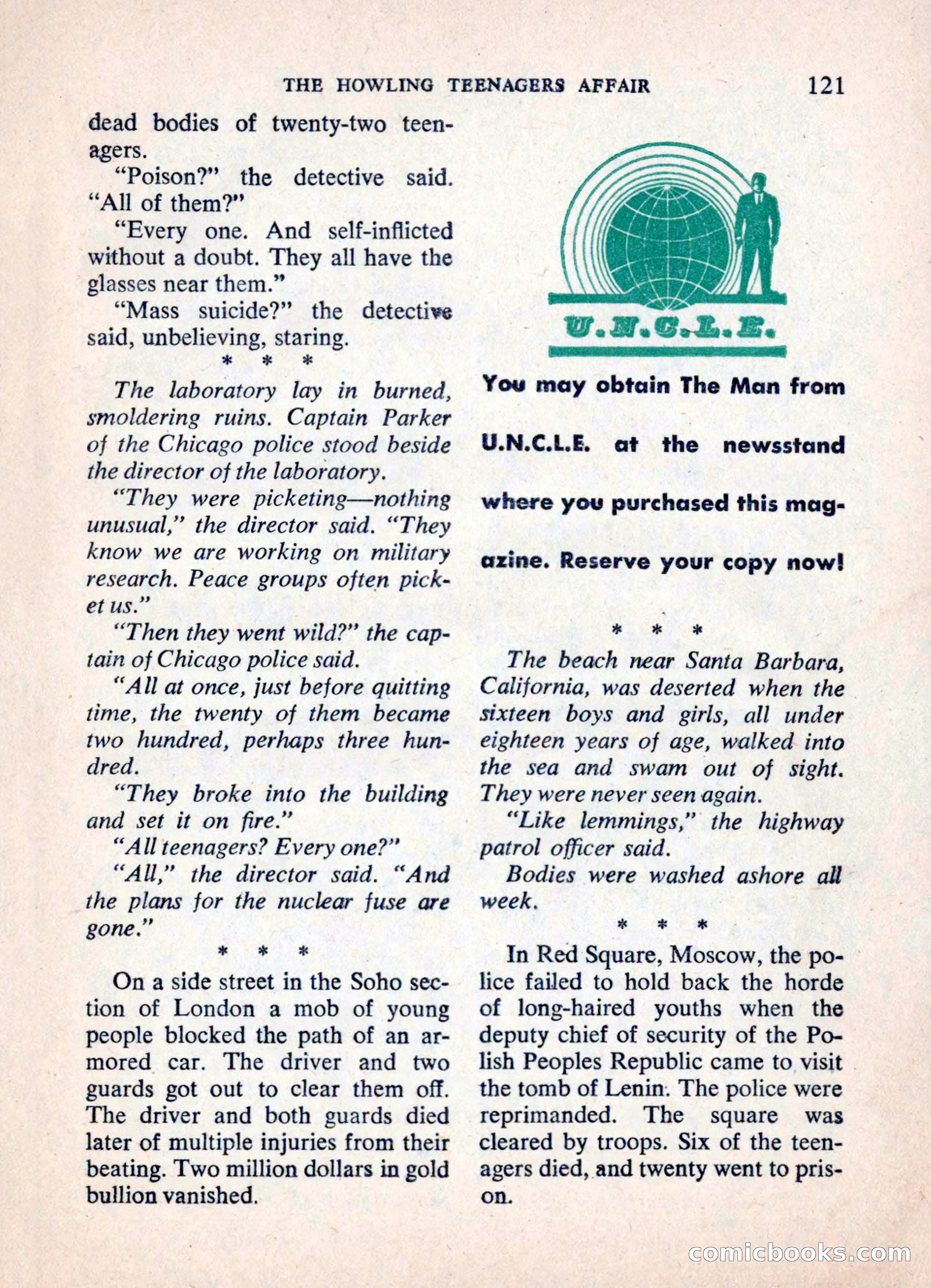Mike Shayne Mystery Magazine — page 123 of 148