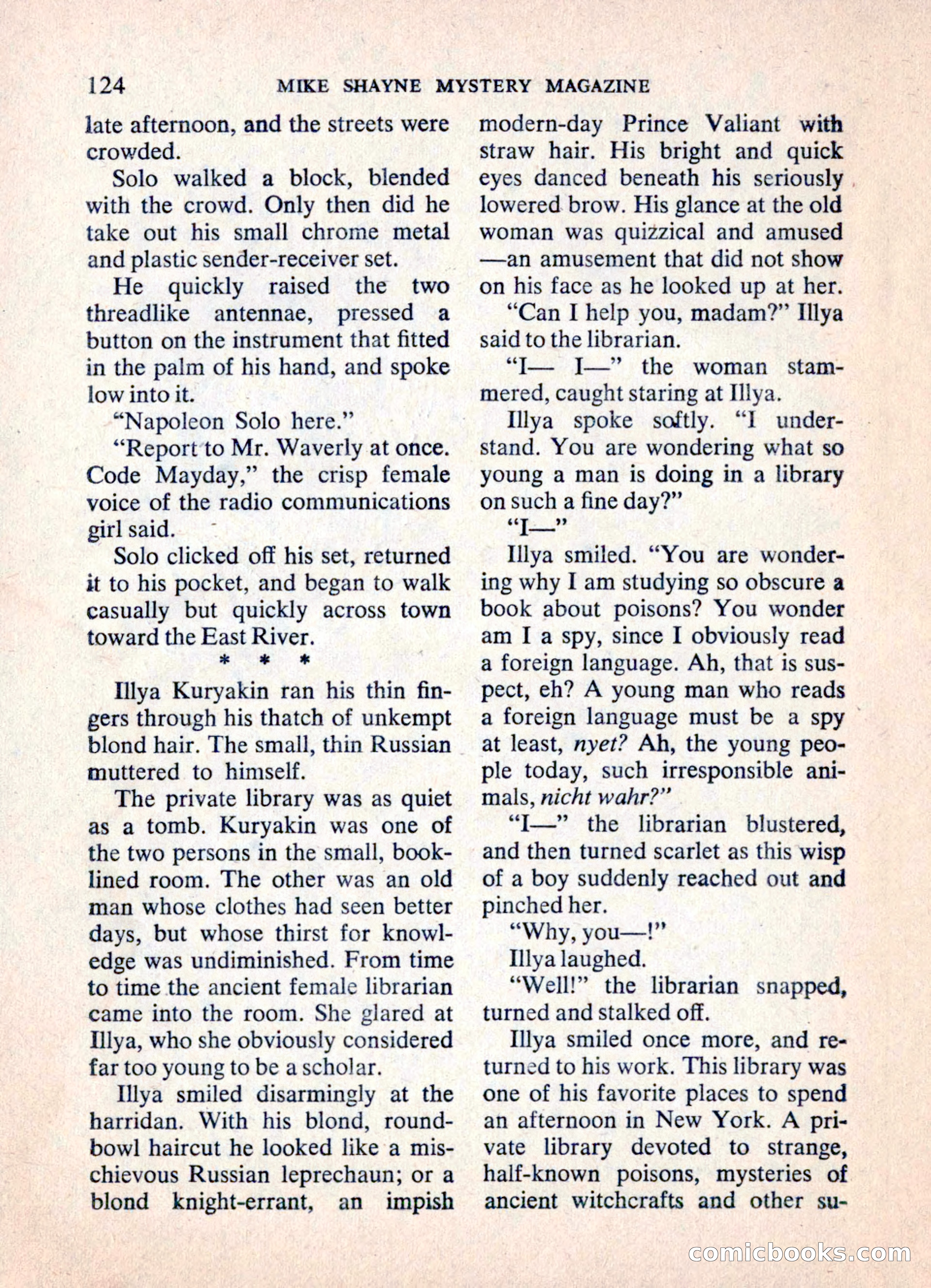 Mike Shayne Mystery Magazine — page 126 of 148