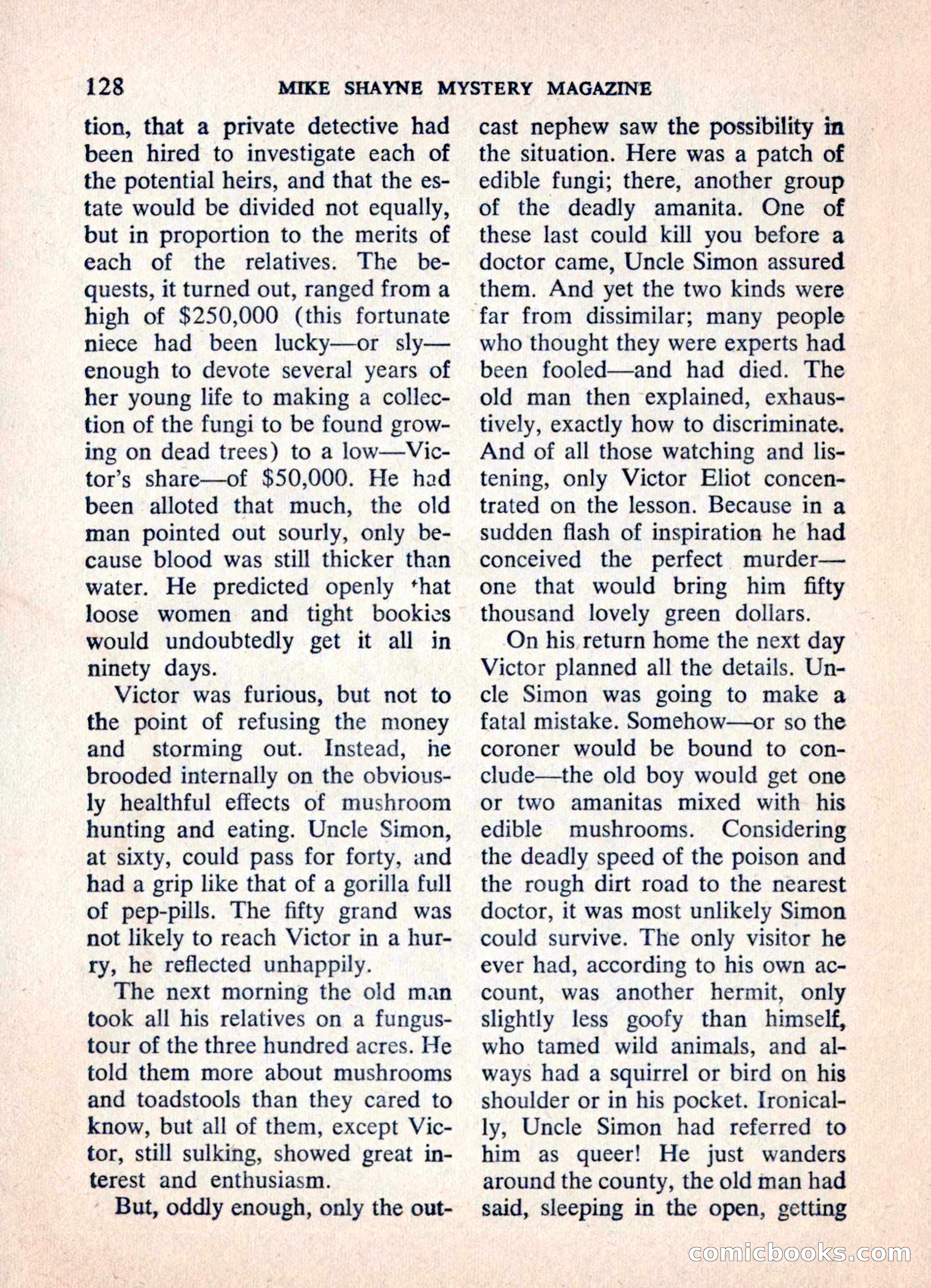 Mike Shayne Mystery Magazine — page 130 of 148