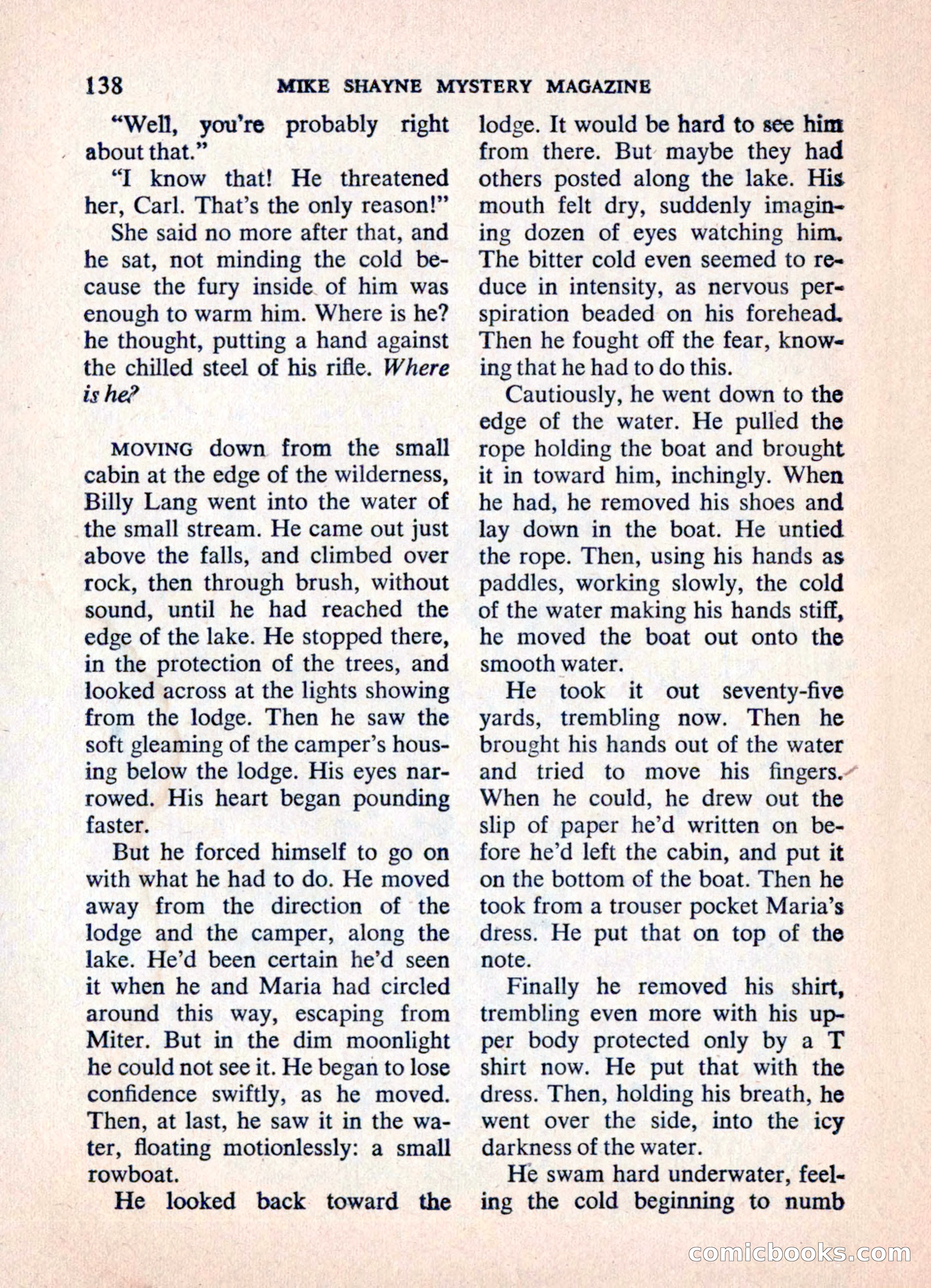 Mike Shayne Mystery Magazine — page 140 of 148