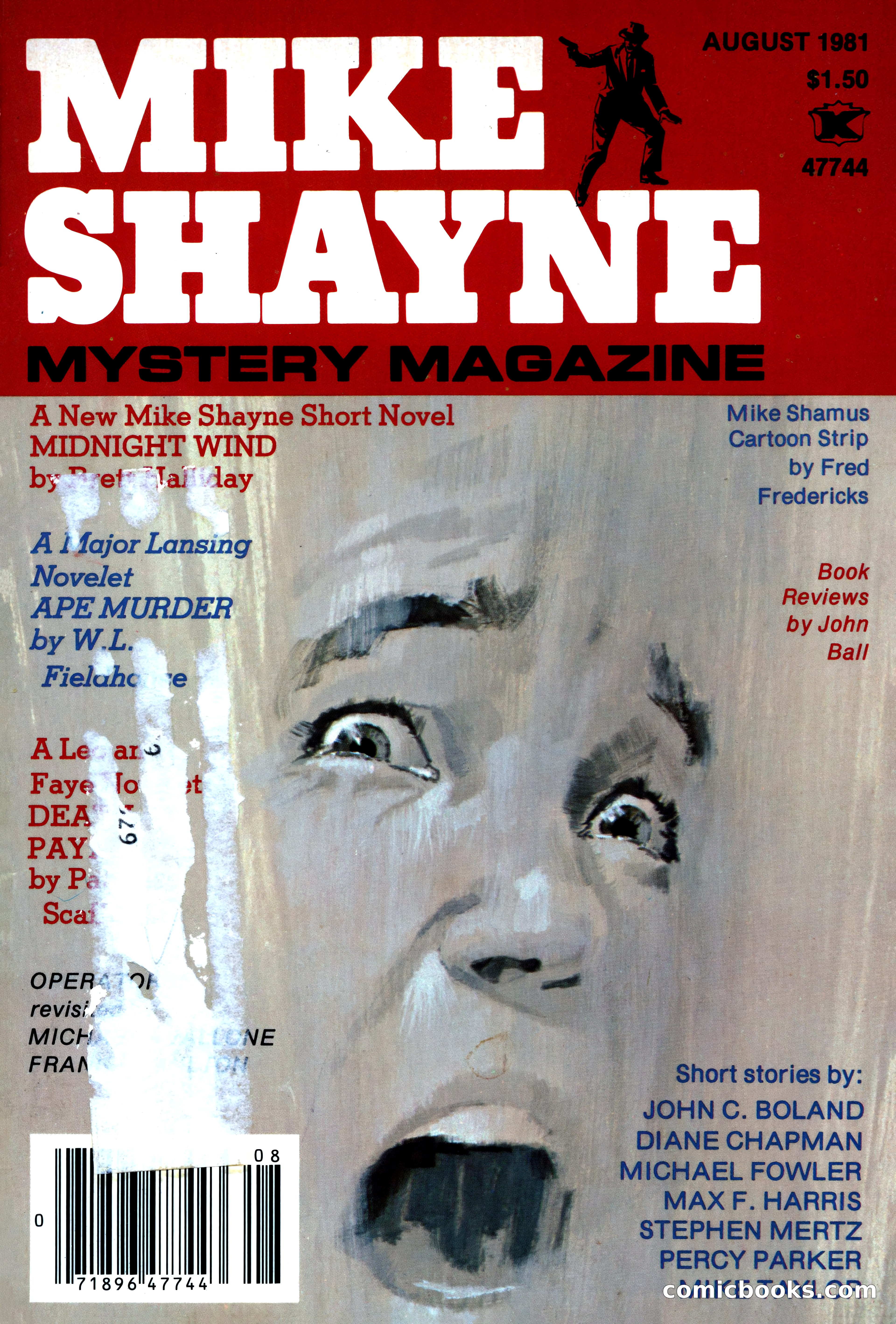 Mike Shayne Mystery Magazine, August 1981 — page 1 of 132