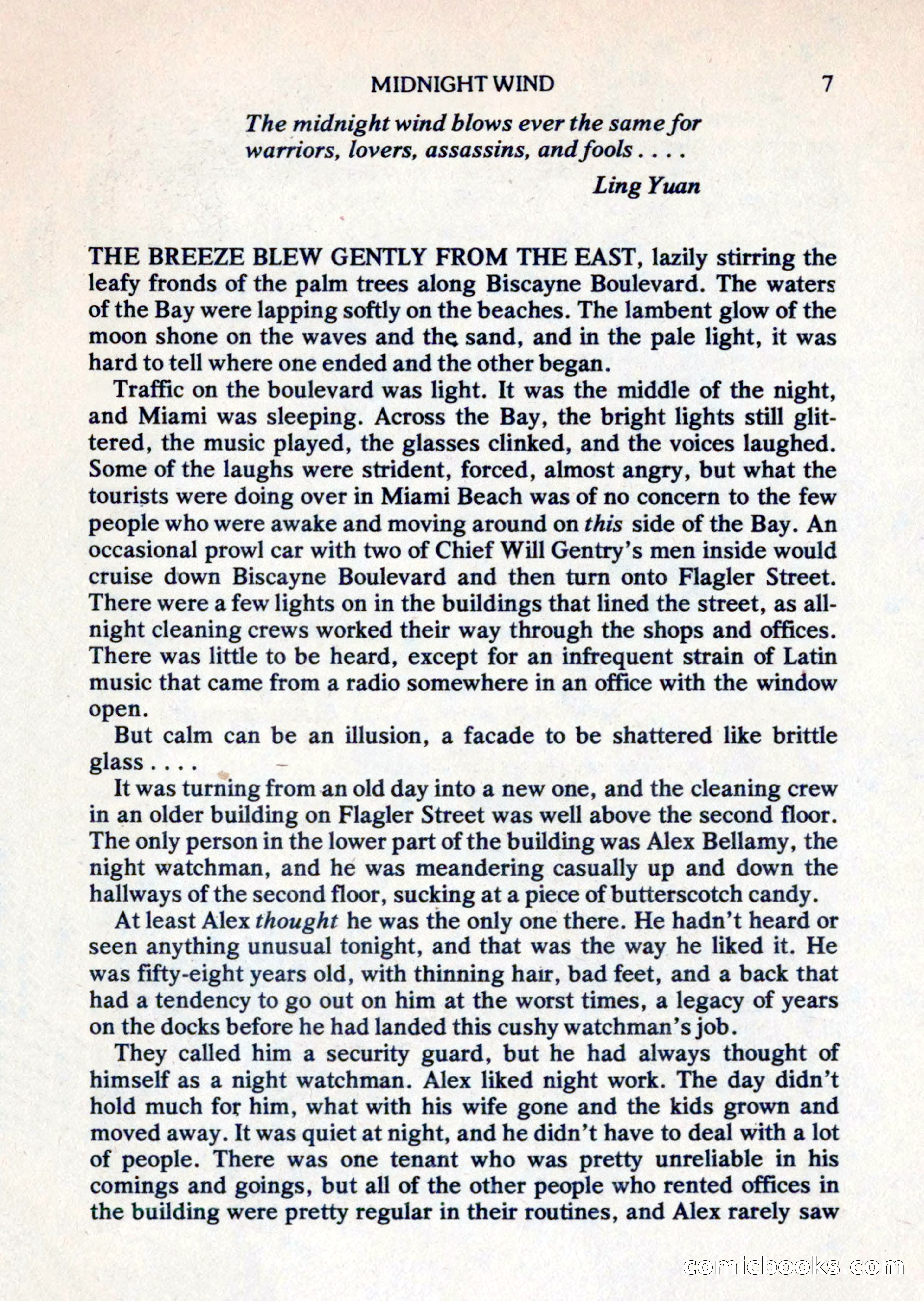 Mike Shayne Mystery Magazine, August 1981 — page 7 of 132