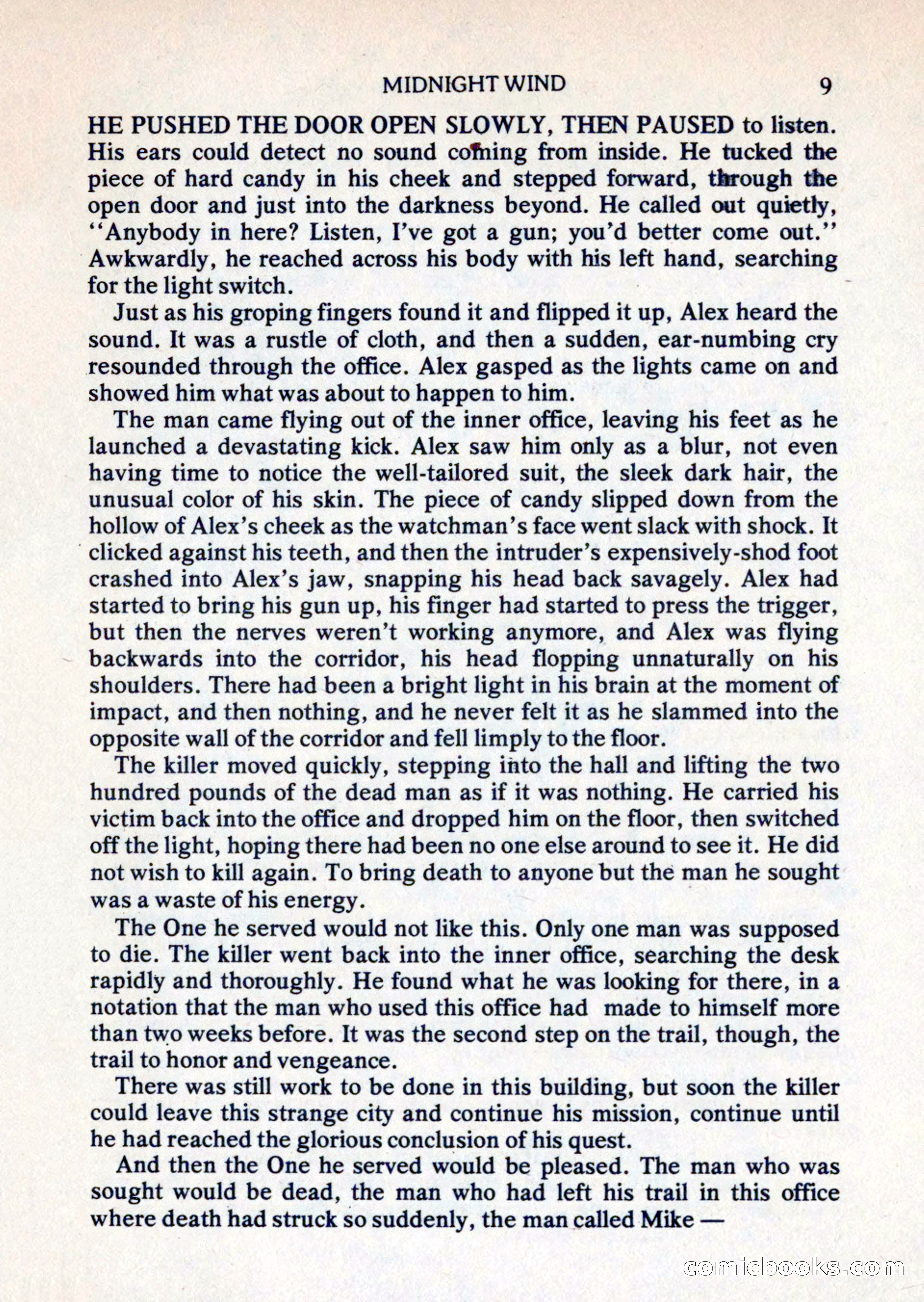 Mike Shayne Mystery Magazine, August 1981 — page 9 of 132