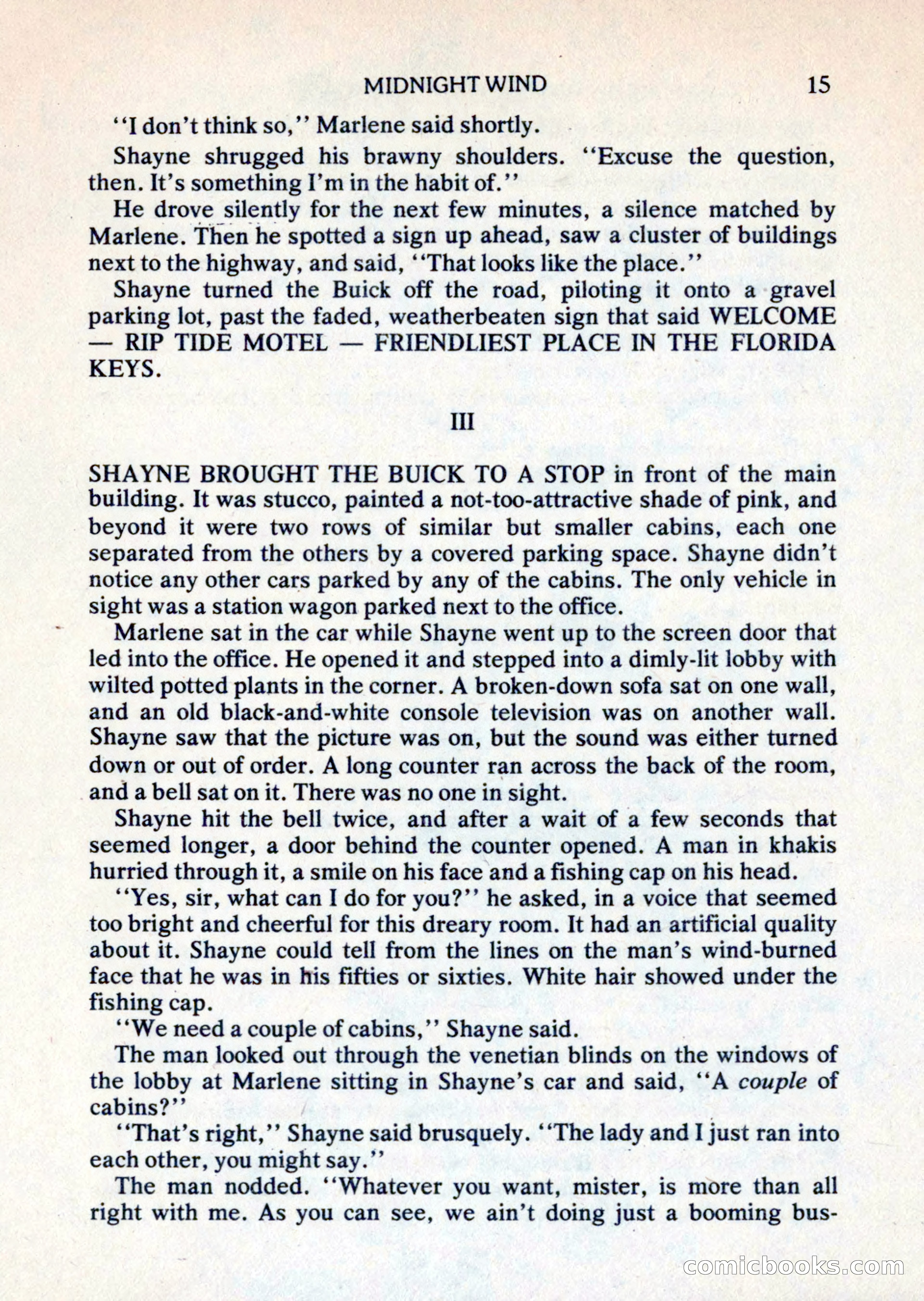 Mike Shayne Mystery Magazine, August 1981 — page 15 of 132