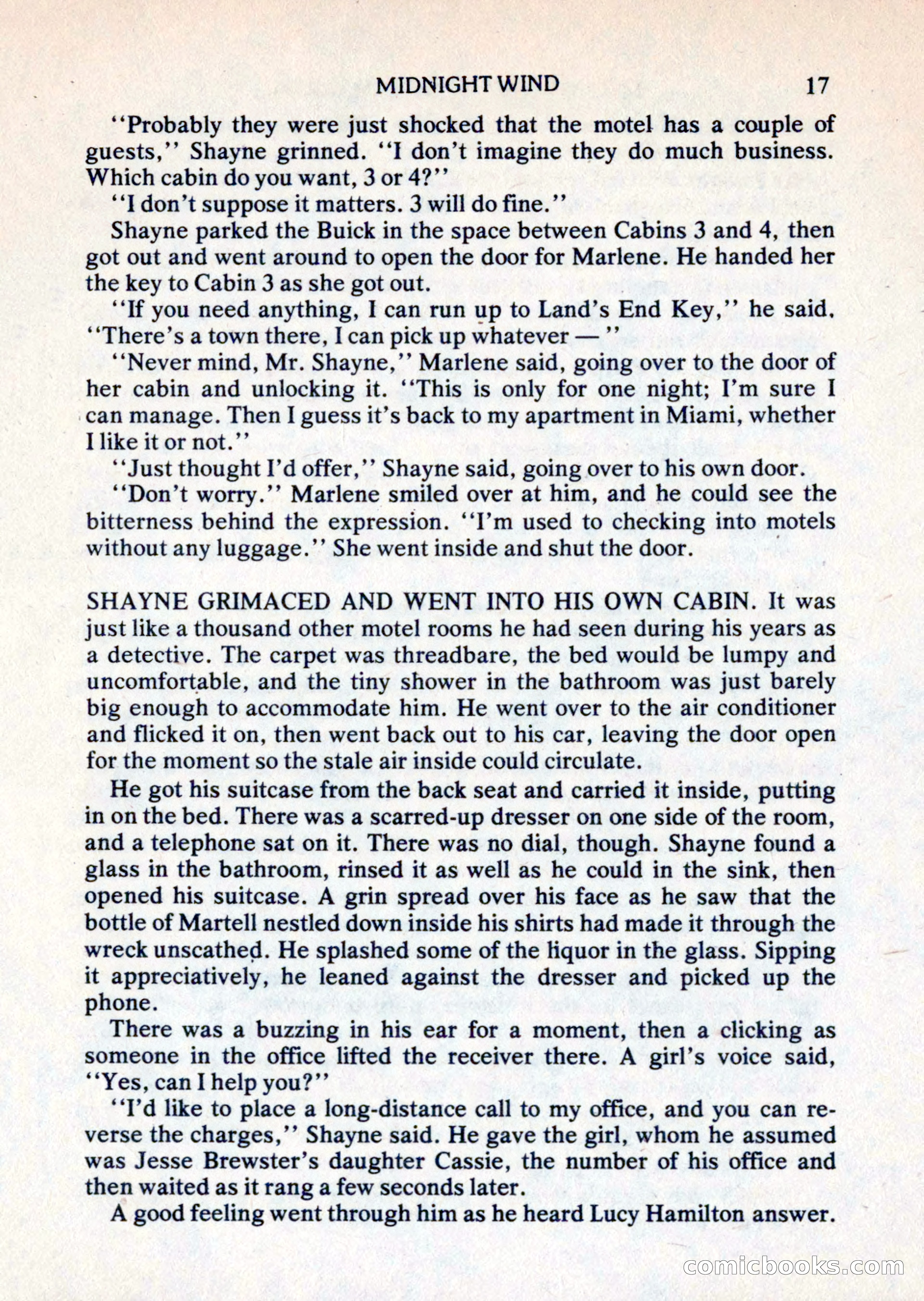 Mike Shayne Mystery Magazine, August 1981 — page 17 of 132