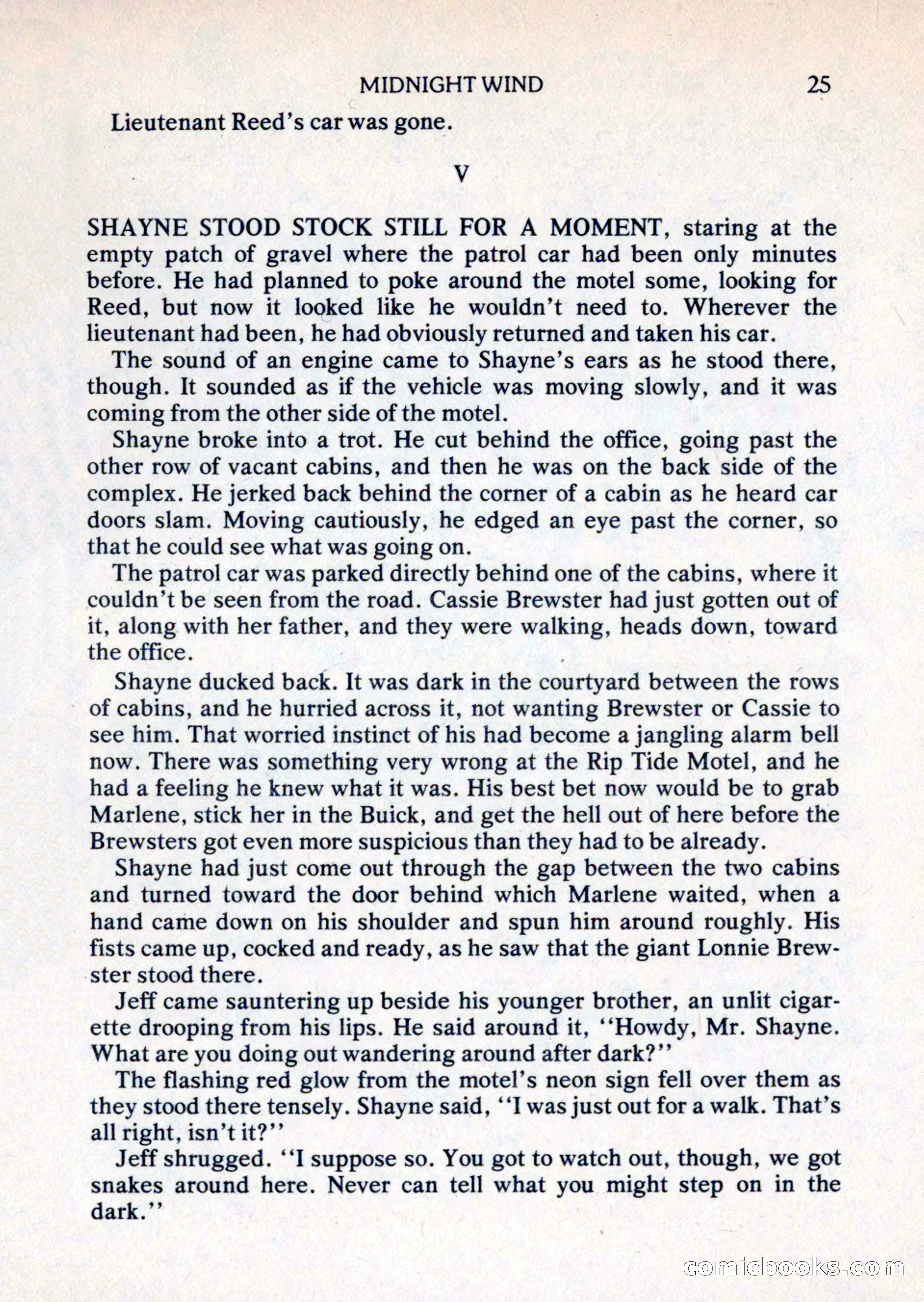 Mike Shayne Mystery Magazine, August 1981 — page 25 of 132