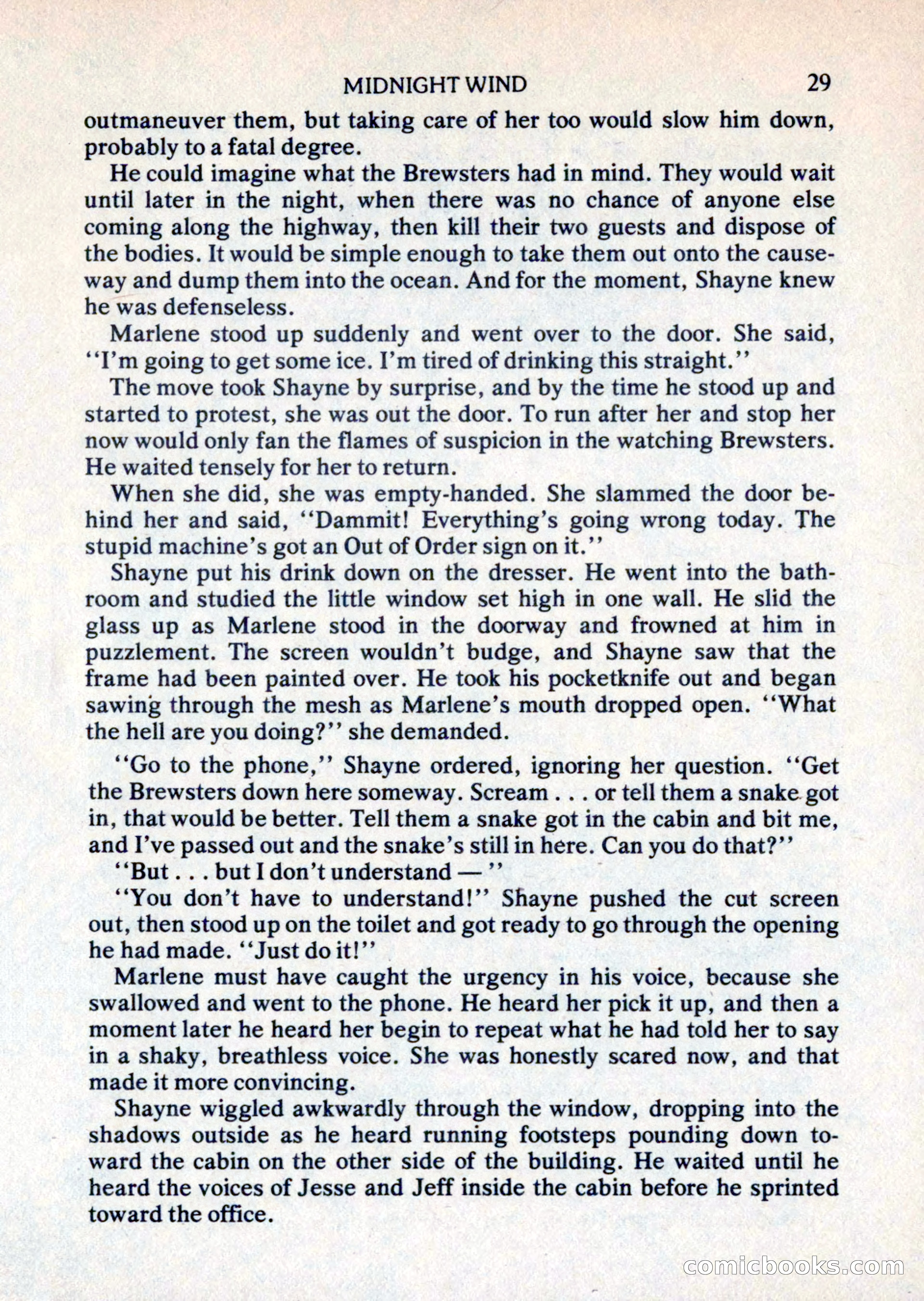 Mike Shayne Mystery Magazine, August 1981 — page 29 of 132
