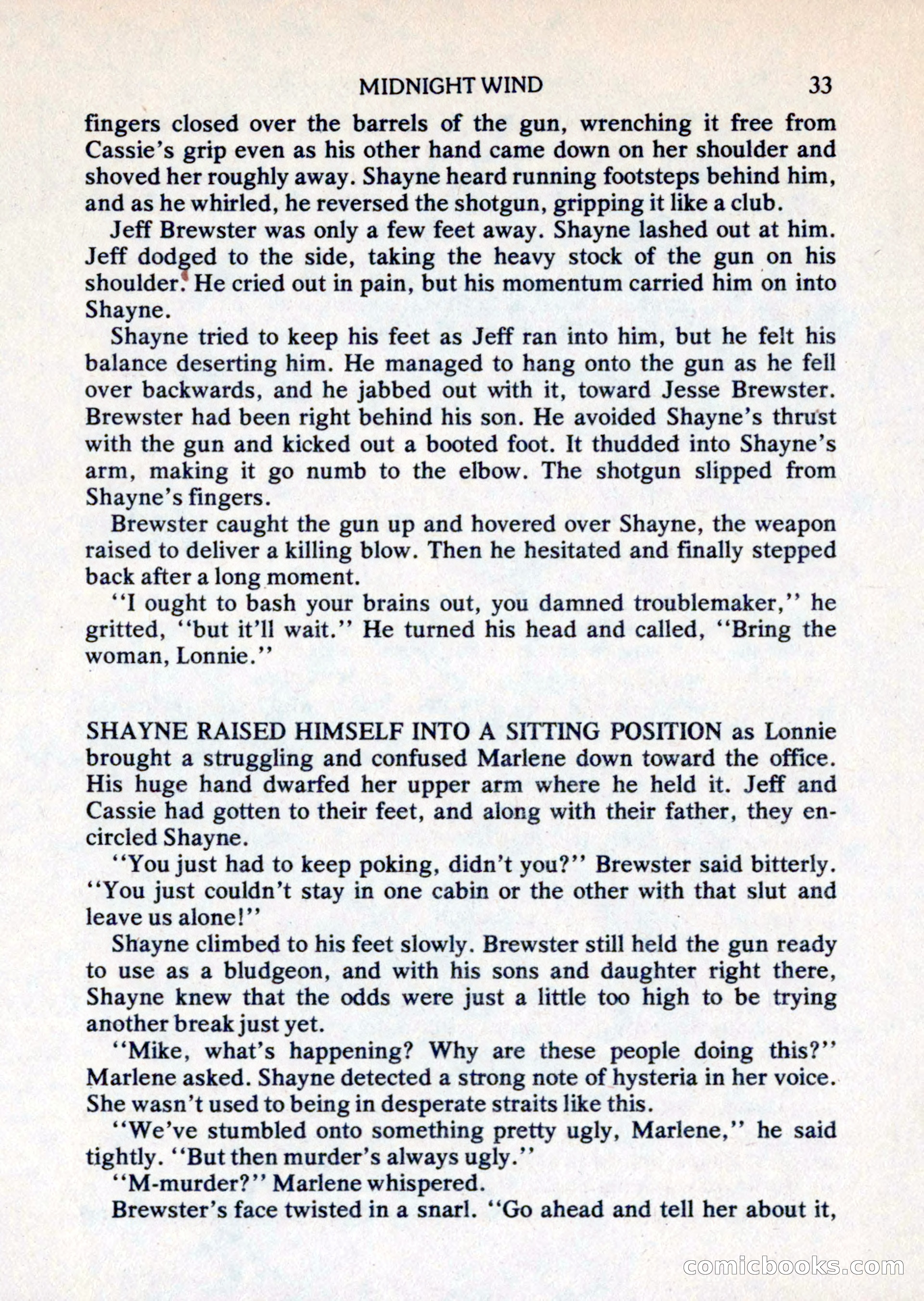 Mike Shayne Mystery Magazine, August 1981 — page 33 of 132