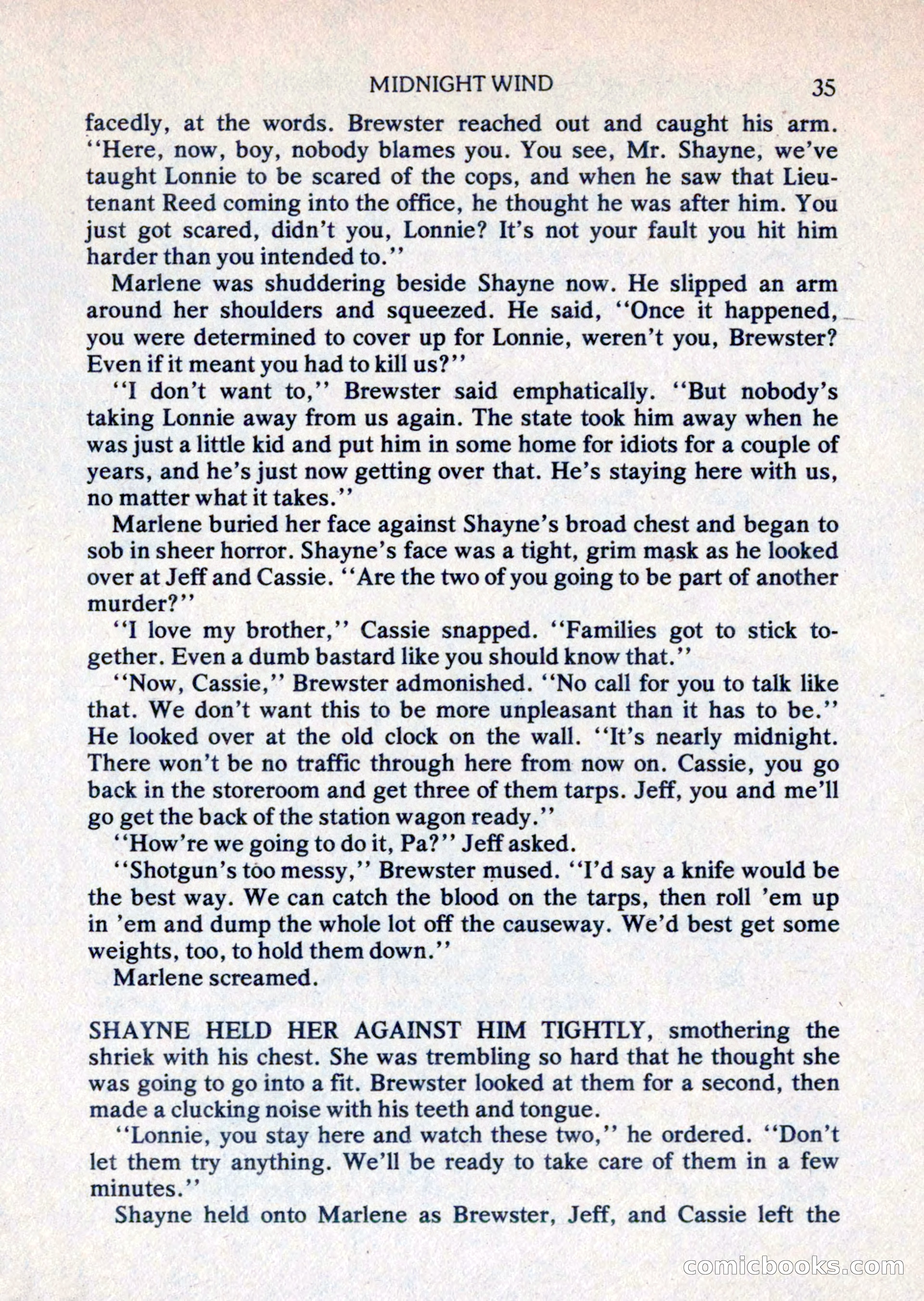 Mike Shayne Mystery Magazine, August 1981 — page 35 of 132