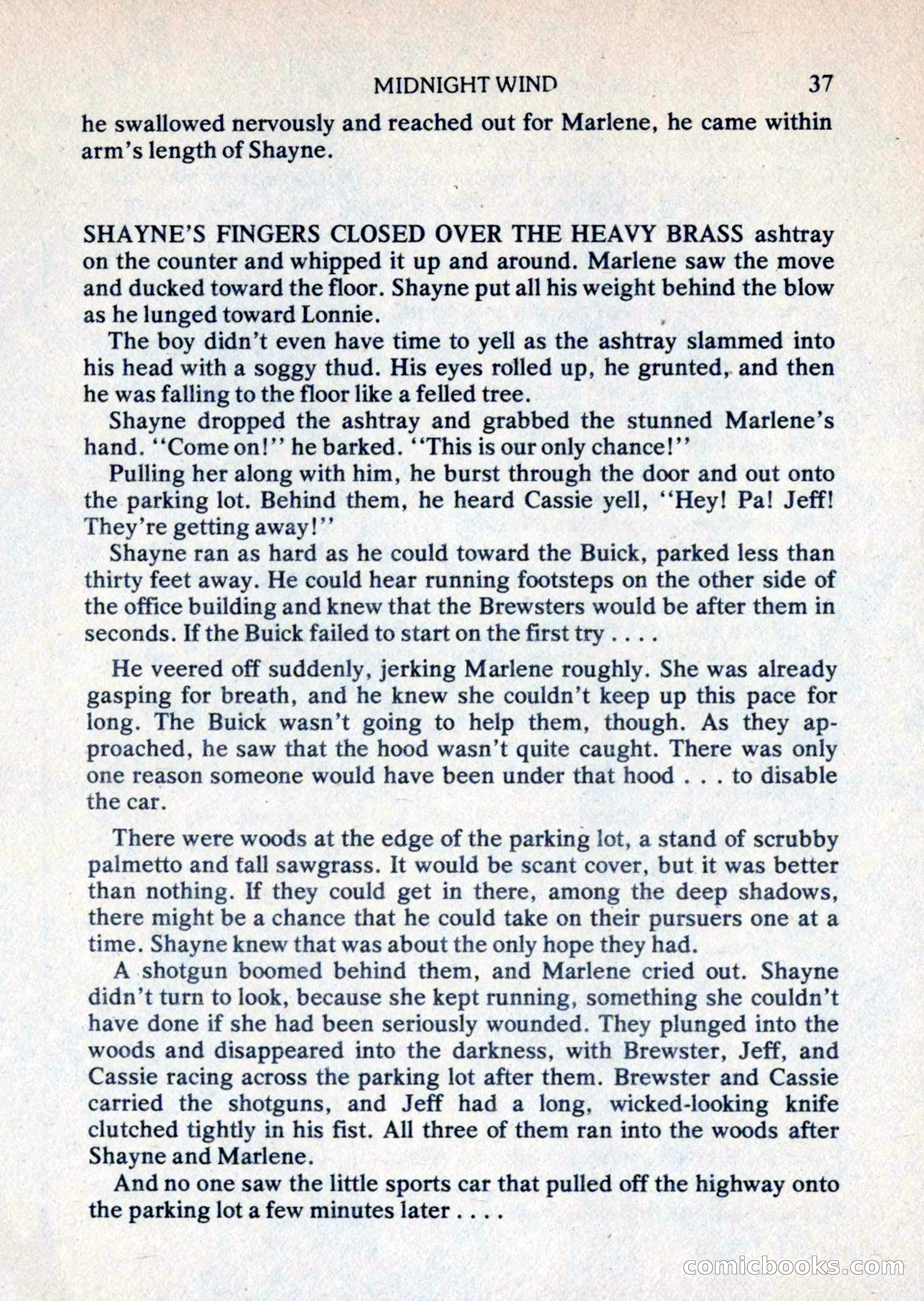 Mike Shayne Mystery Magazine, August 1981 — page 37 of 132