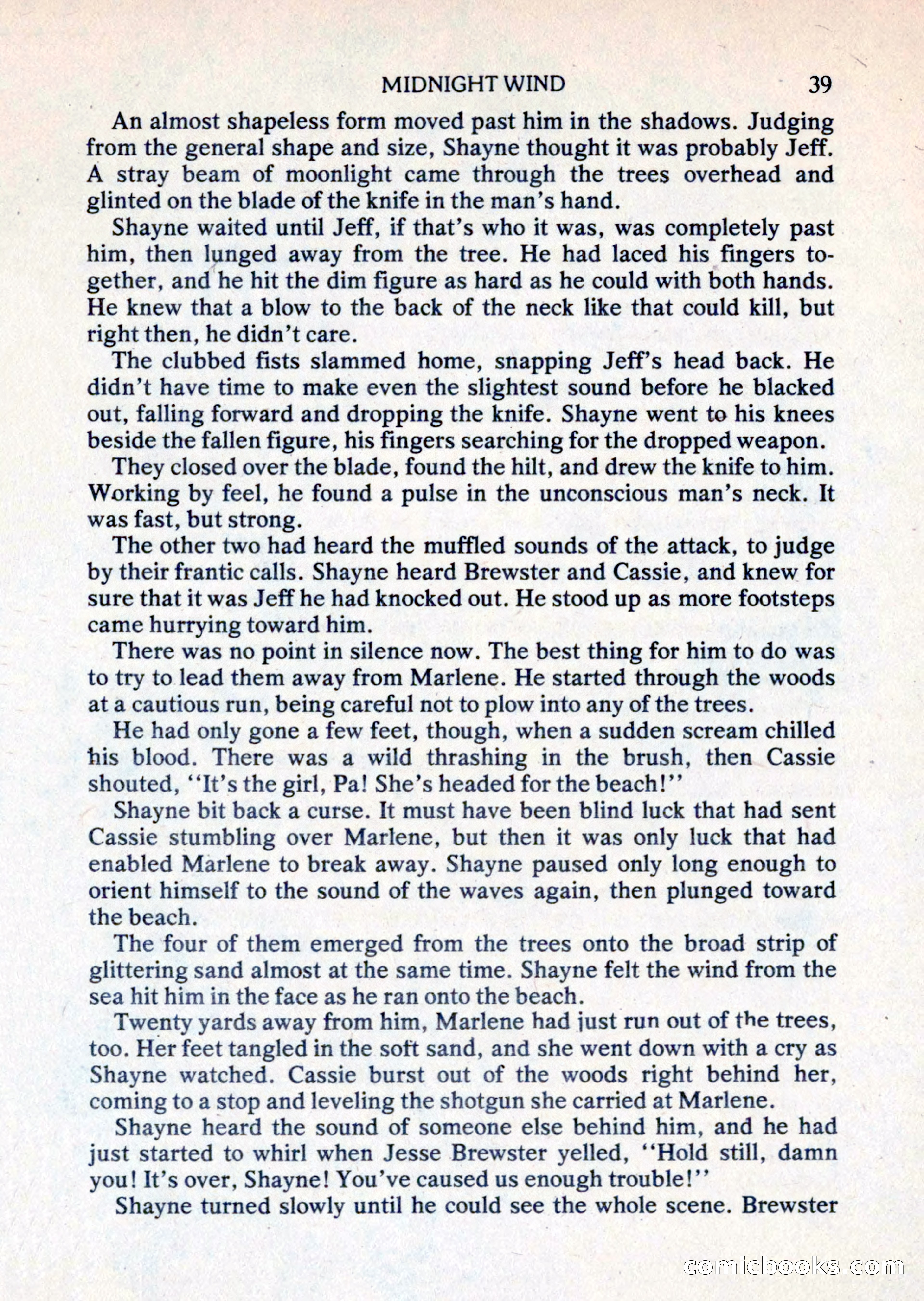 Mike Shayne Mystery Magazine, August 1981 — page 39 of 132