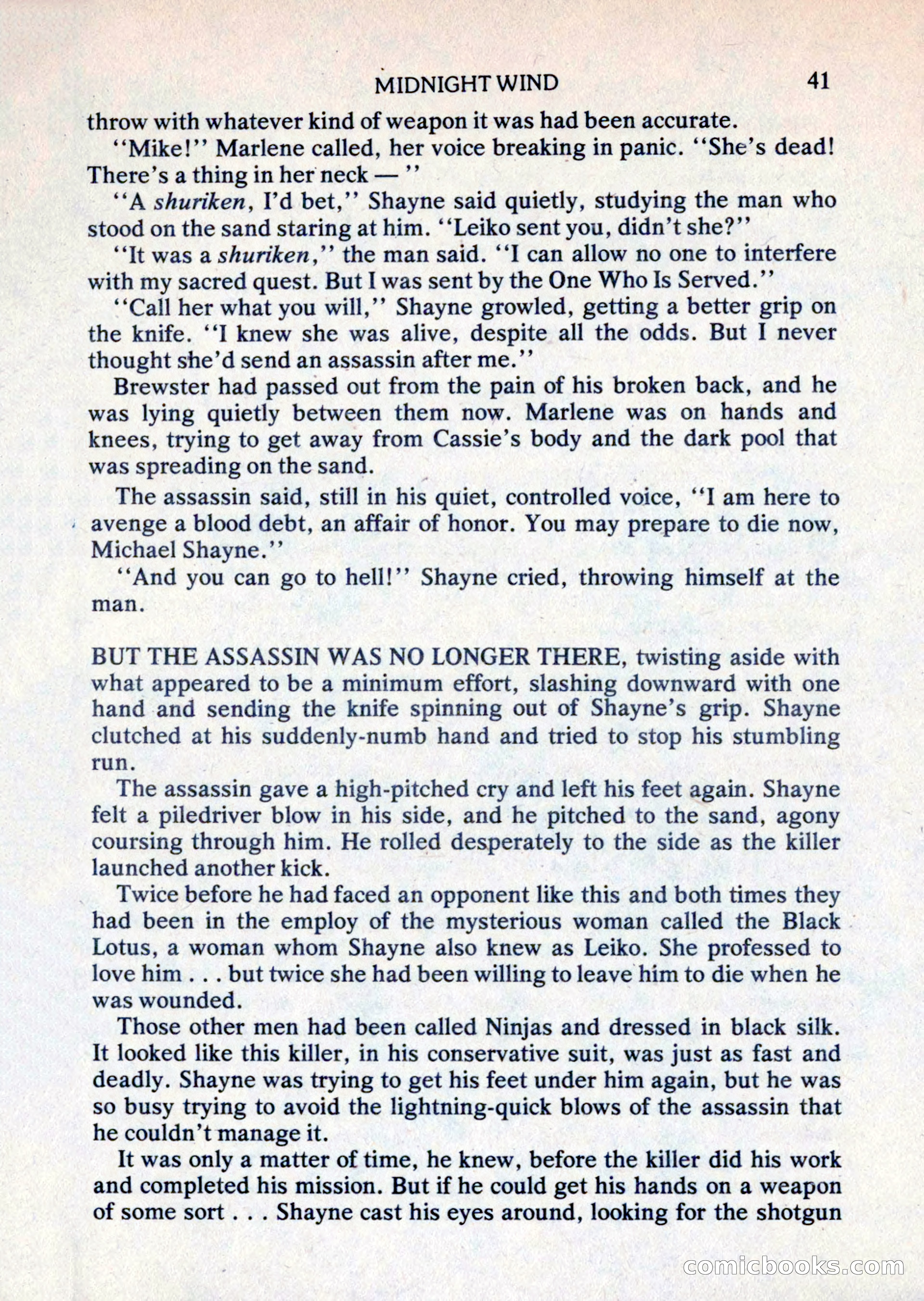 Mike Shayne Mystery Magazine, August 1981 — page 41 of 132