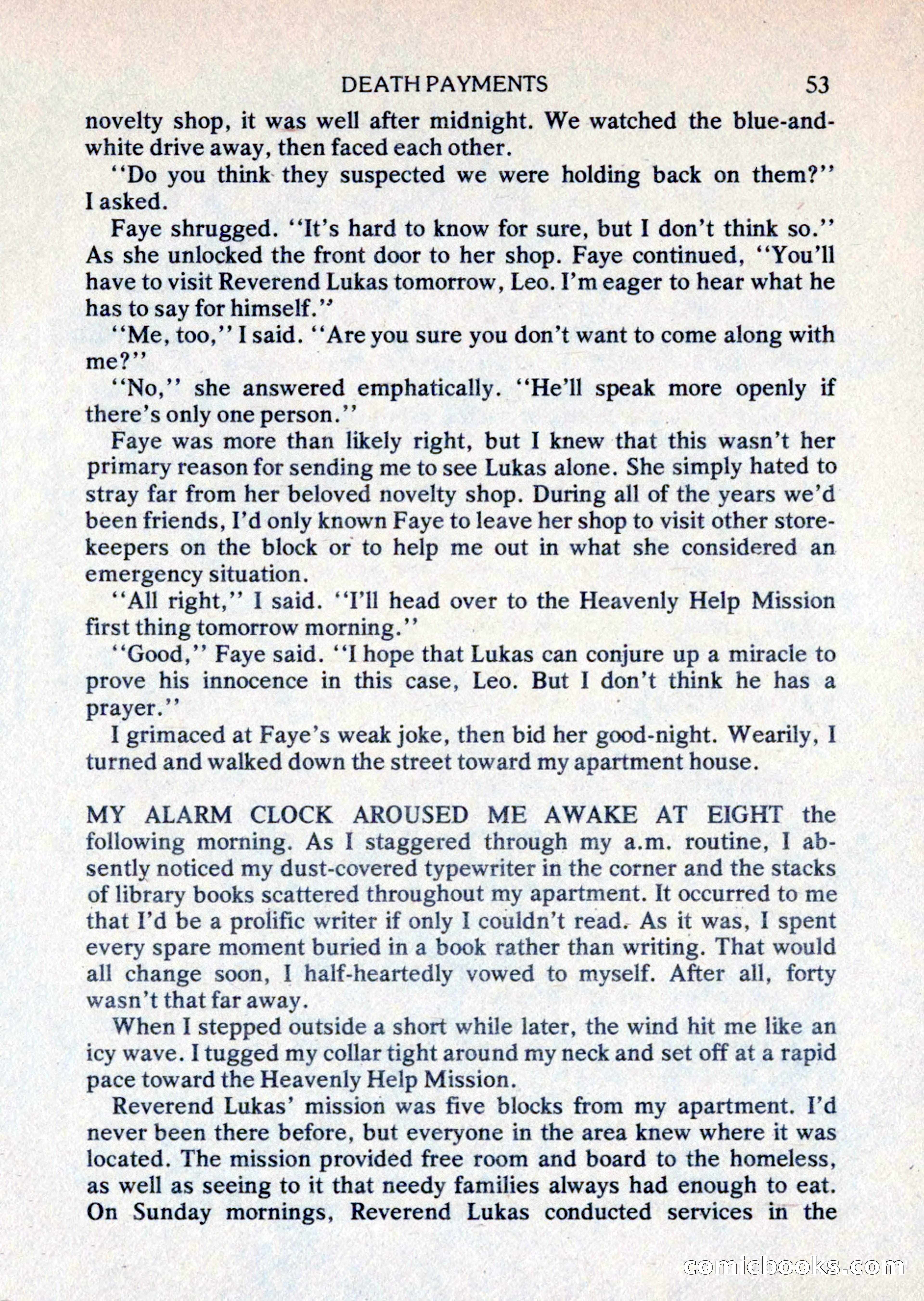 Mike Shayne Mystery Magazine, August 1981 — page 53 of 132
