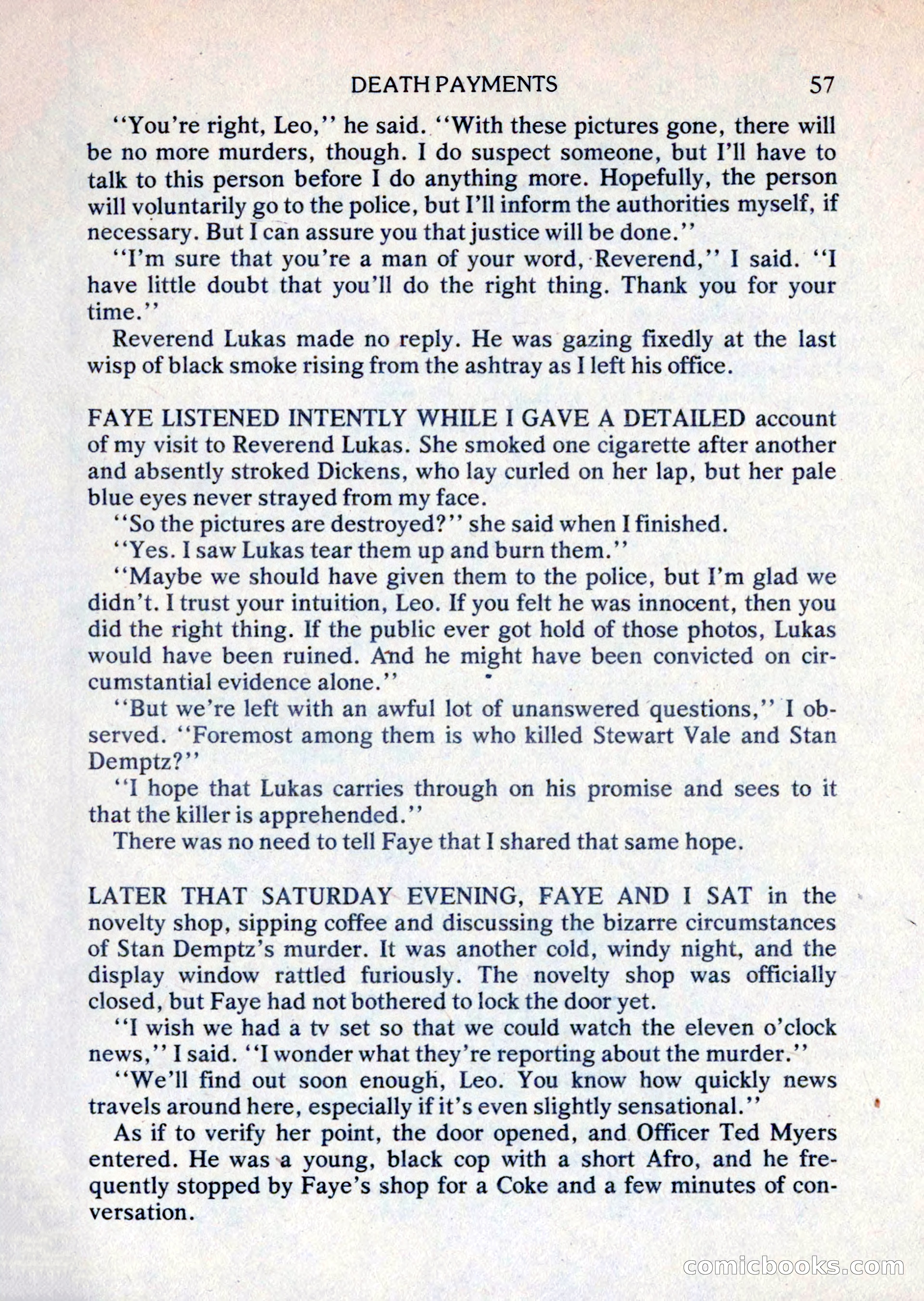 Mike Shayne Mystery Magazine, August 1981 — page 57 of 132