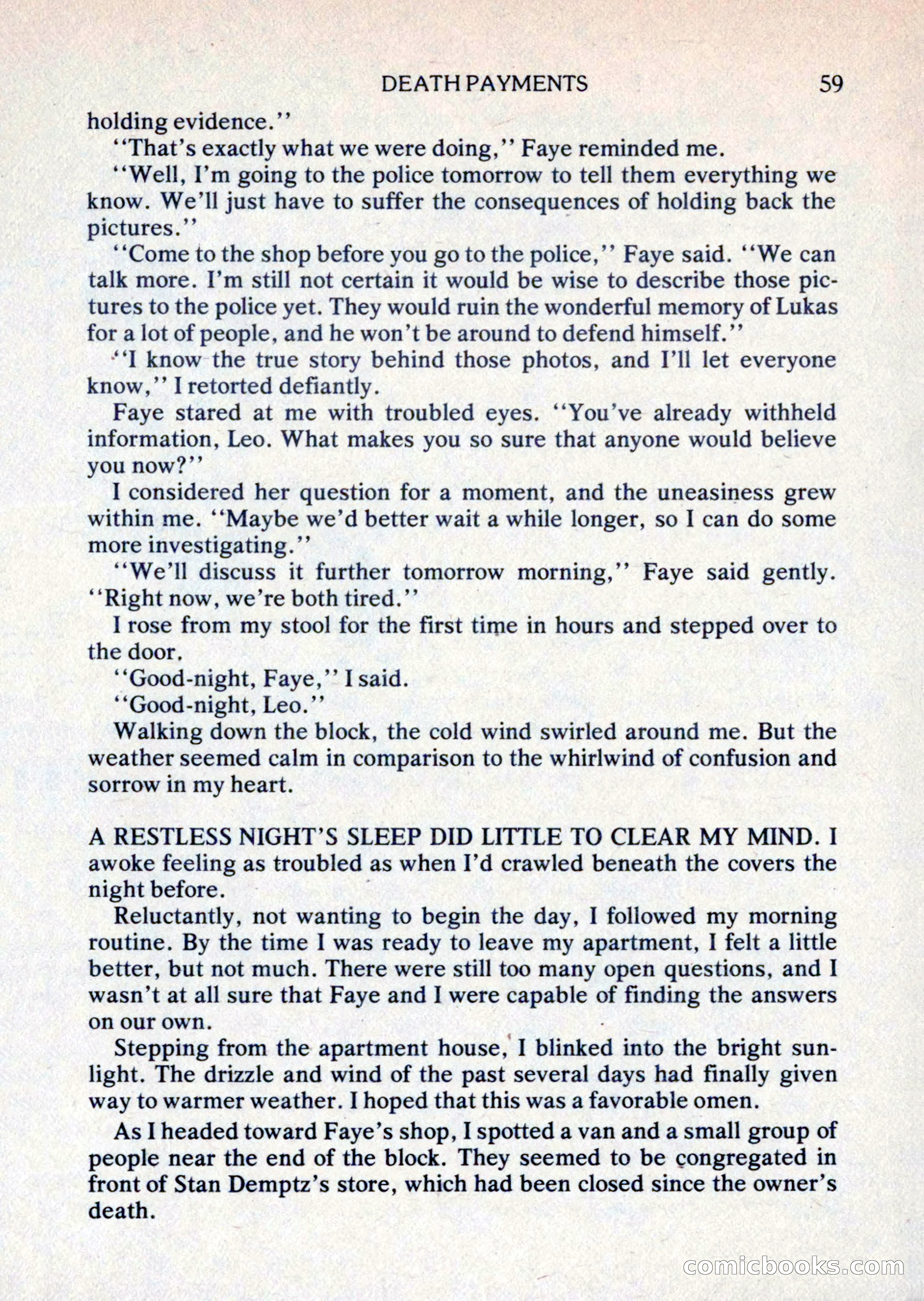 Mike Shayne Mystery Magazine, August 1981 — page 59 of 132