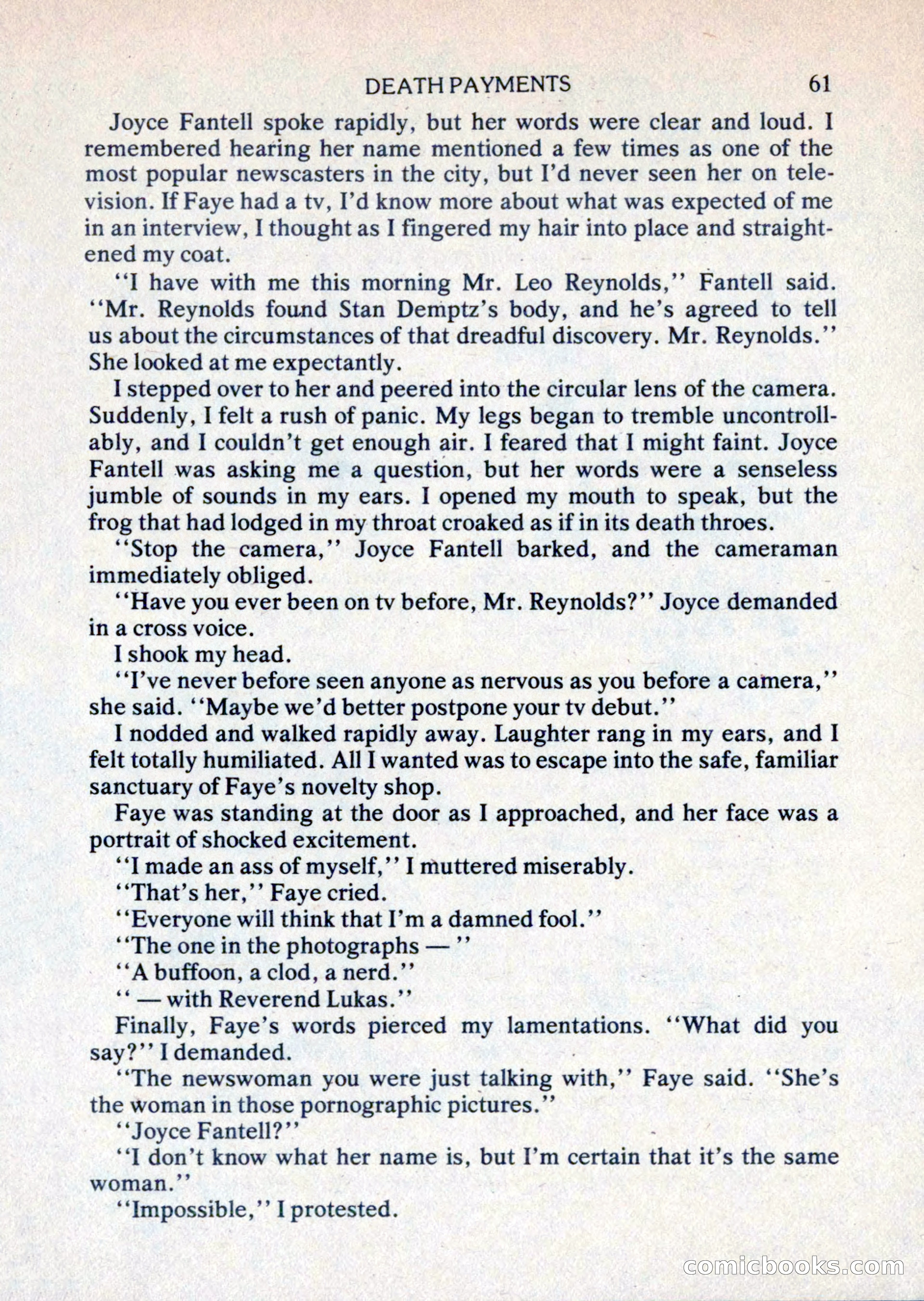 Mike Shayne Mystery Magazine, August 1981 — page 61 of 132