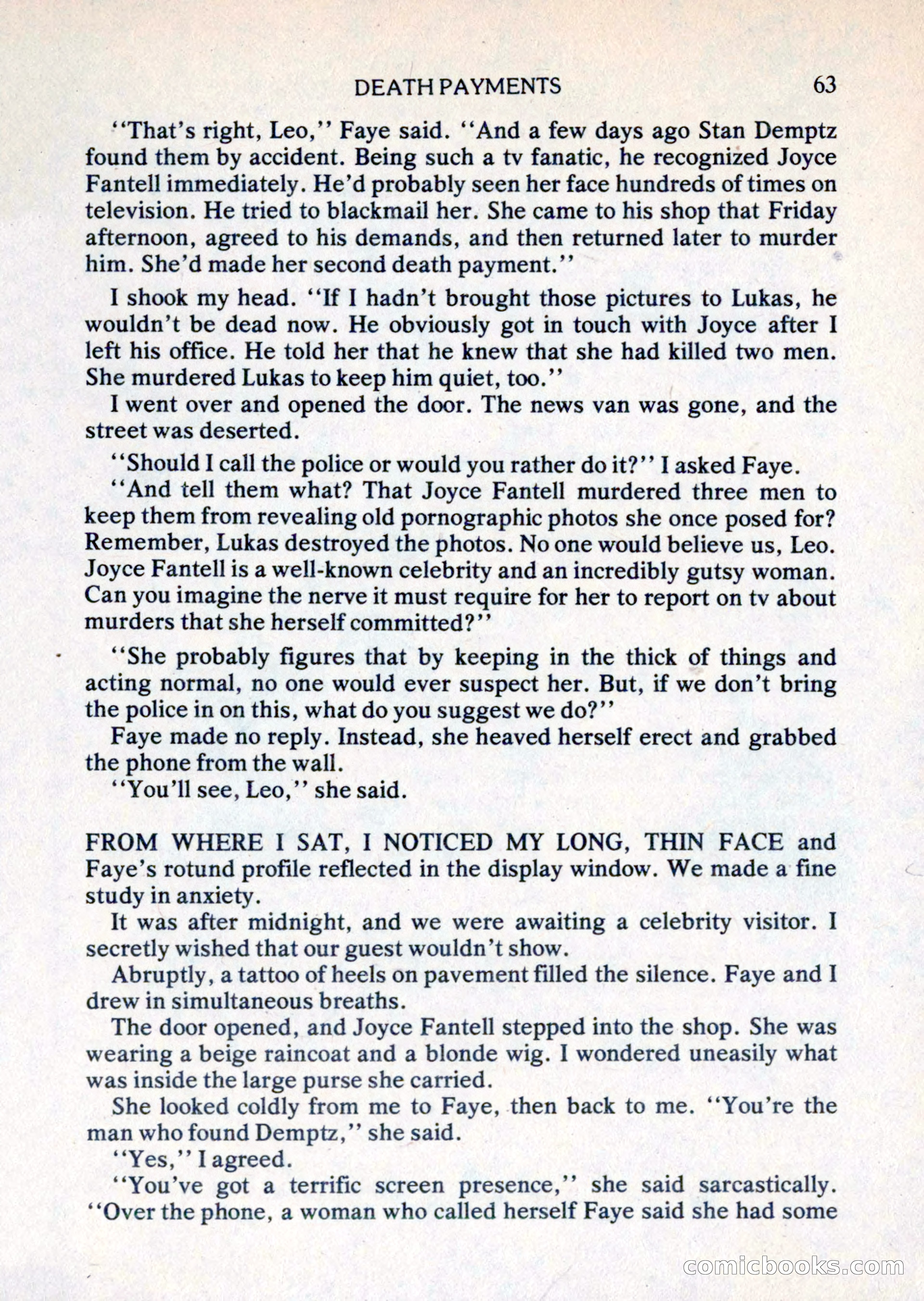 Mike Shayne Mystery Magazine, August 1981 — page 63 of 132
