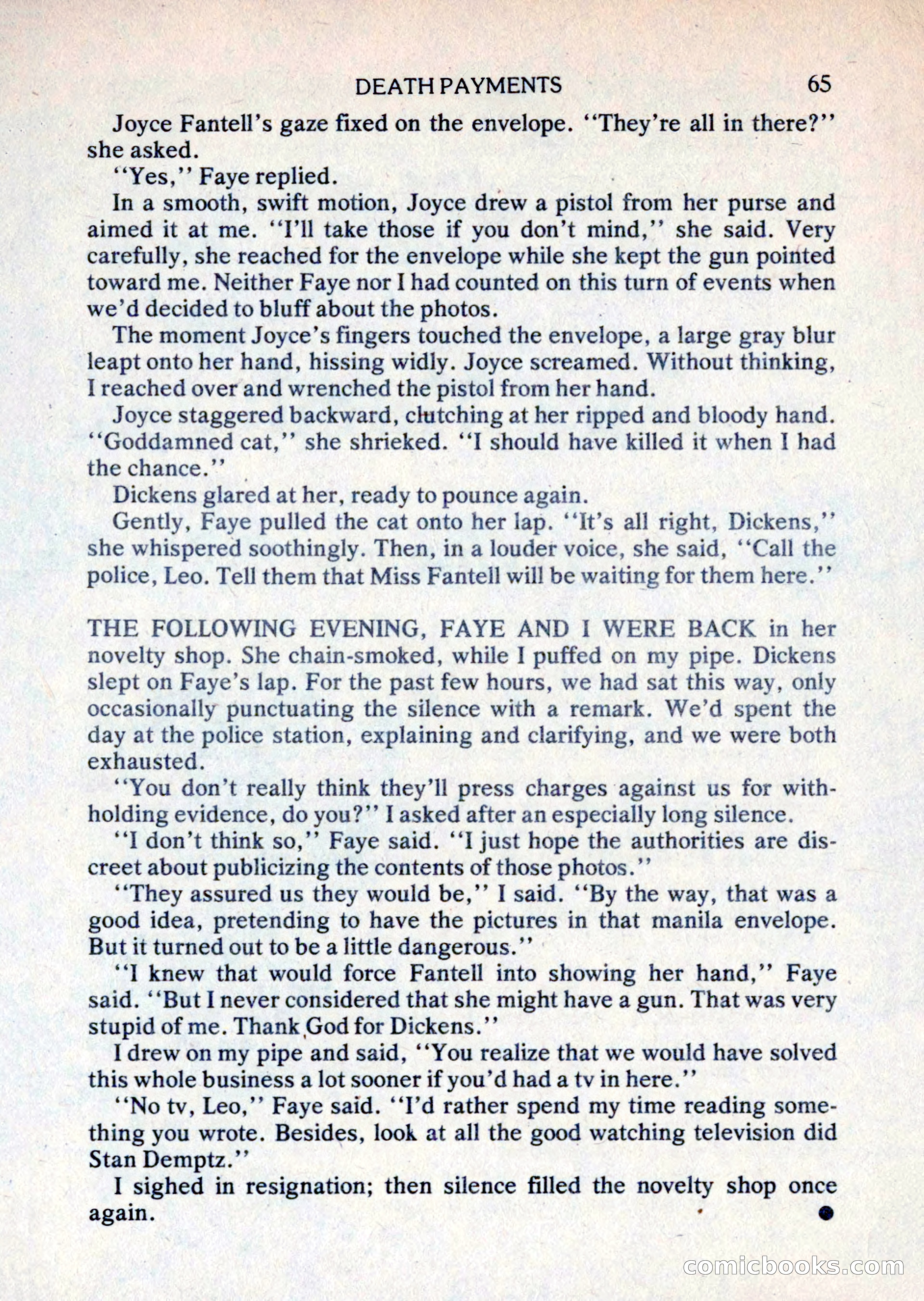 Mike Shayne Mystery Magazine, August 1981 — page 65 of 132