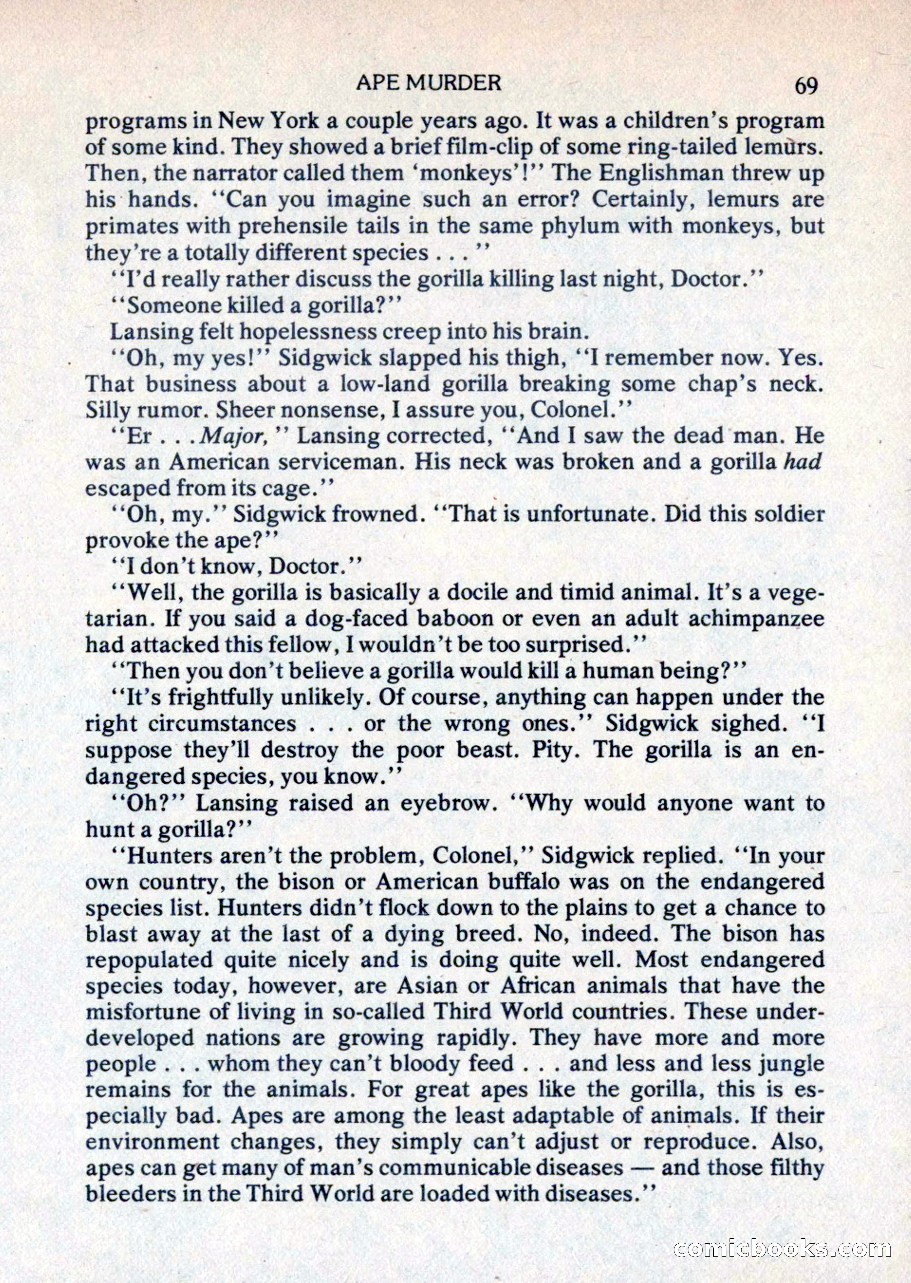 Mike Shayne Mystery Magazine, August 1981 — page 69 of 132