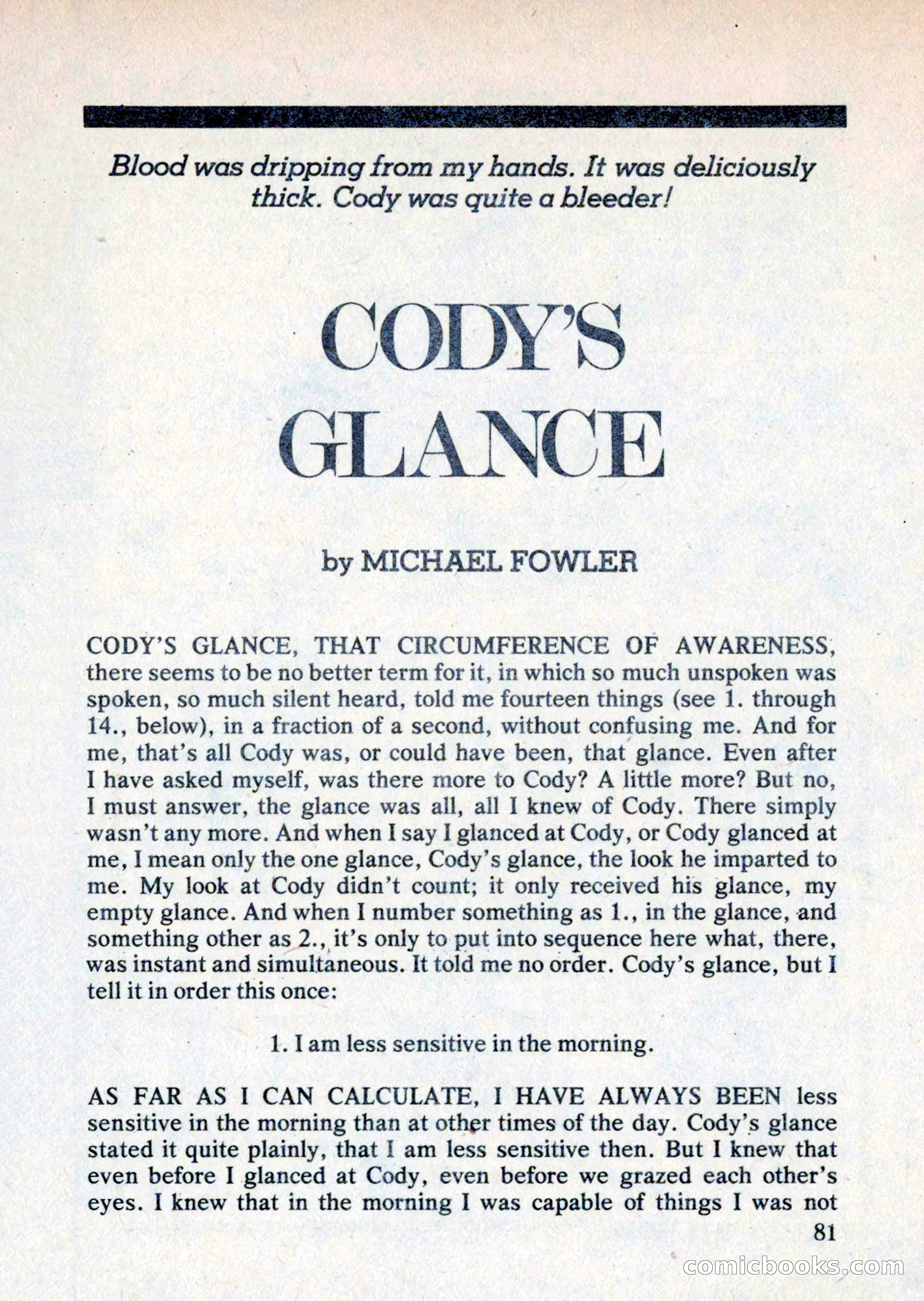 Mike Shayne Mystery Magazine, August 1981 — page 81 of 132