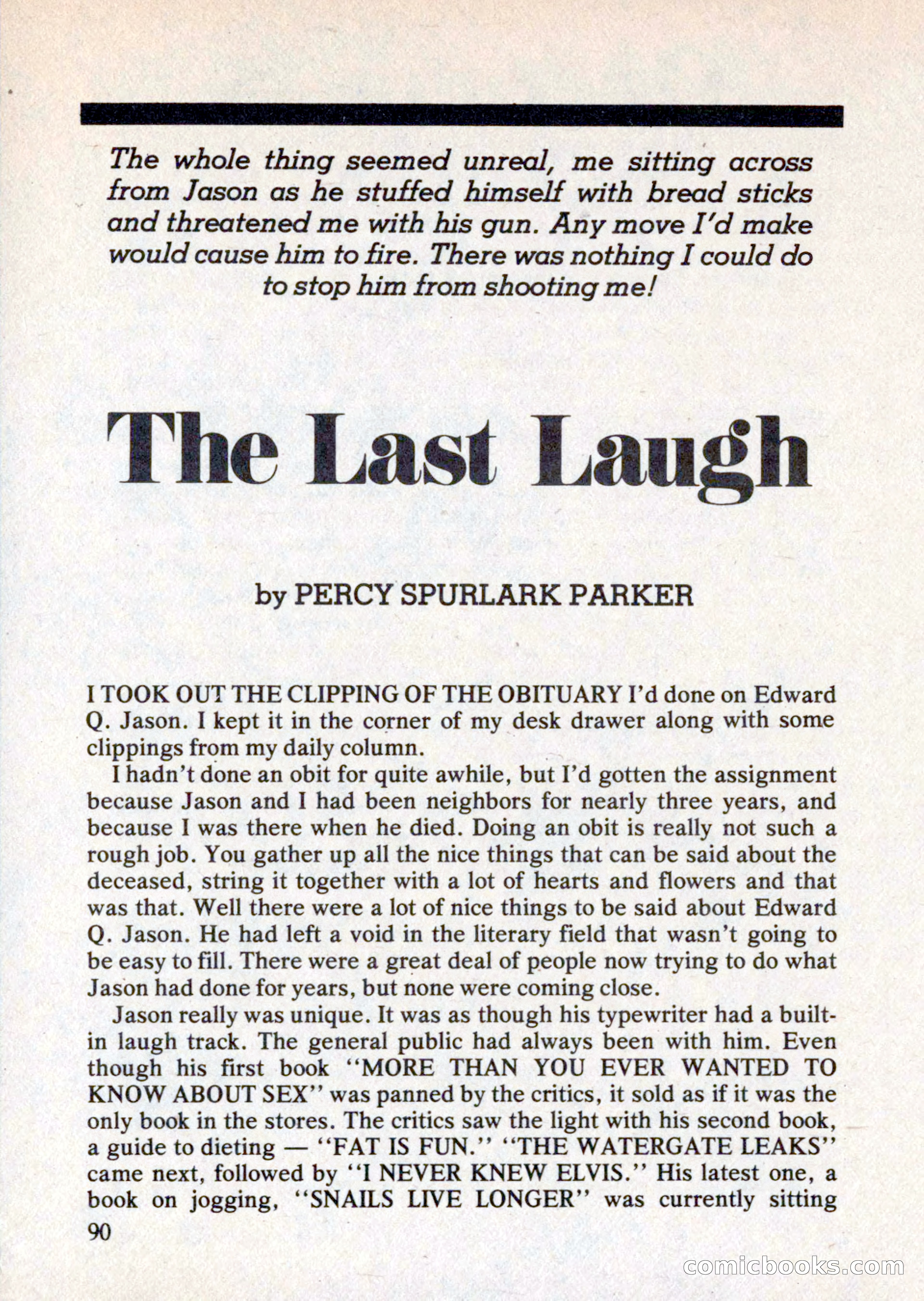 Mike Shayne Mystery Magazine, August 1981 — page 90 of 132