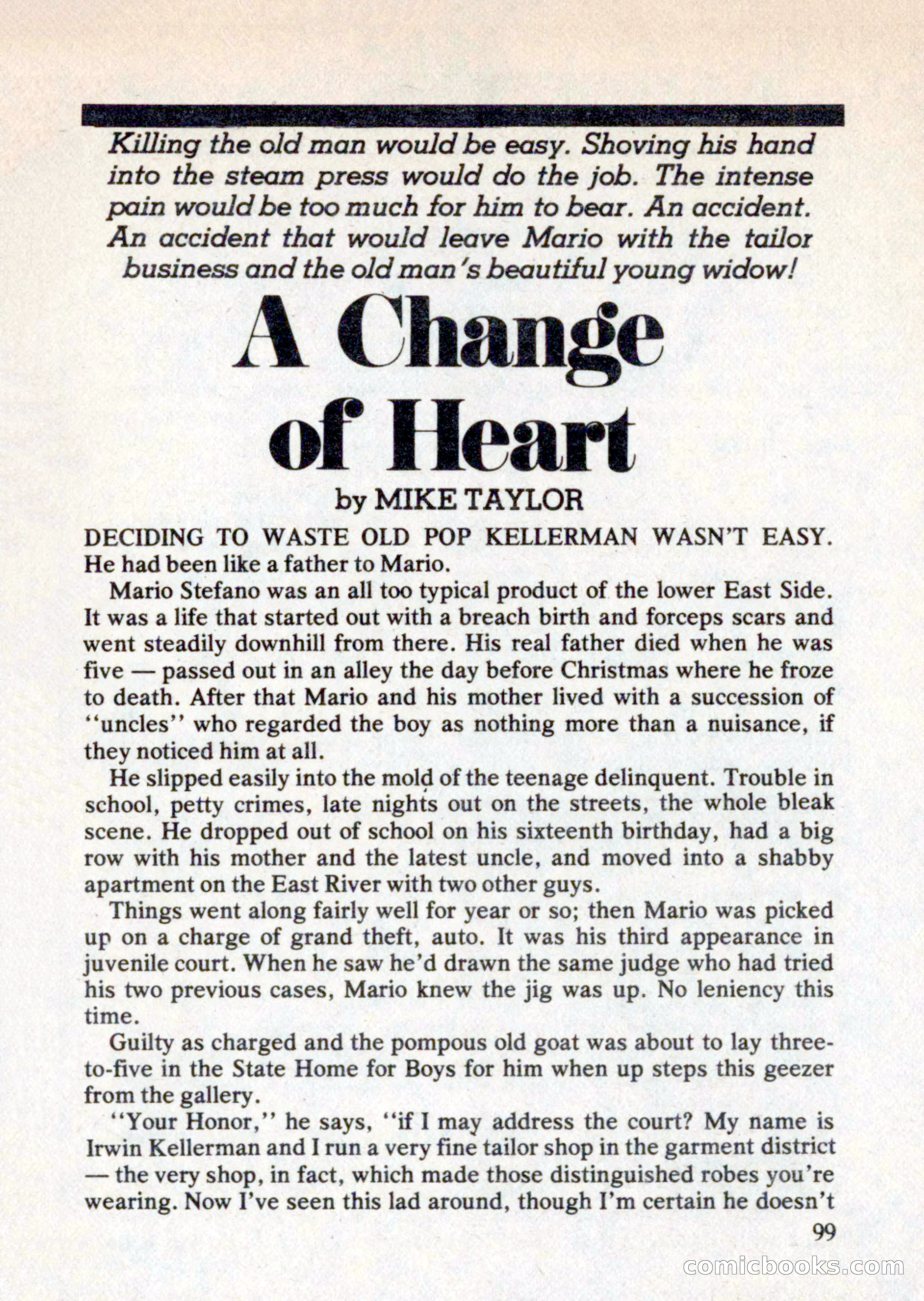Mike Shayne Mystery Magazine, August 1981 — page 99 of 132