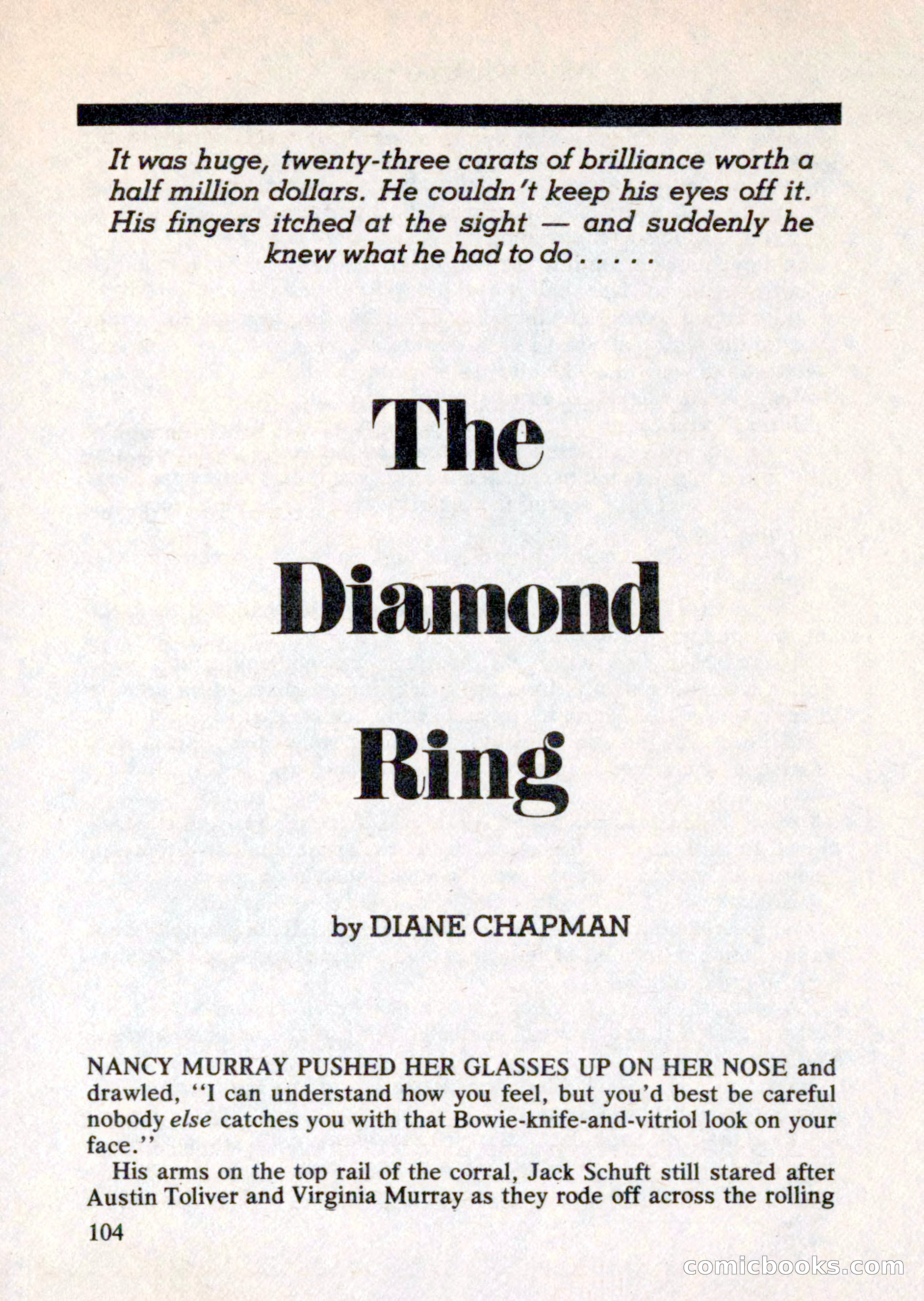 Mike Shayne Mystery Magazine, August 1981 — page 104 of 132