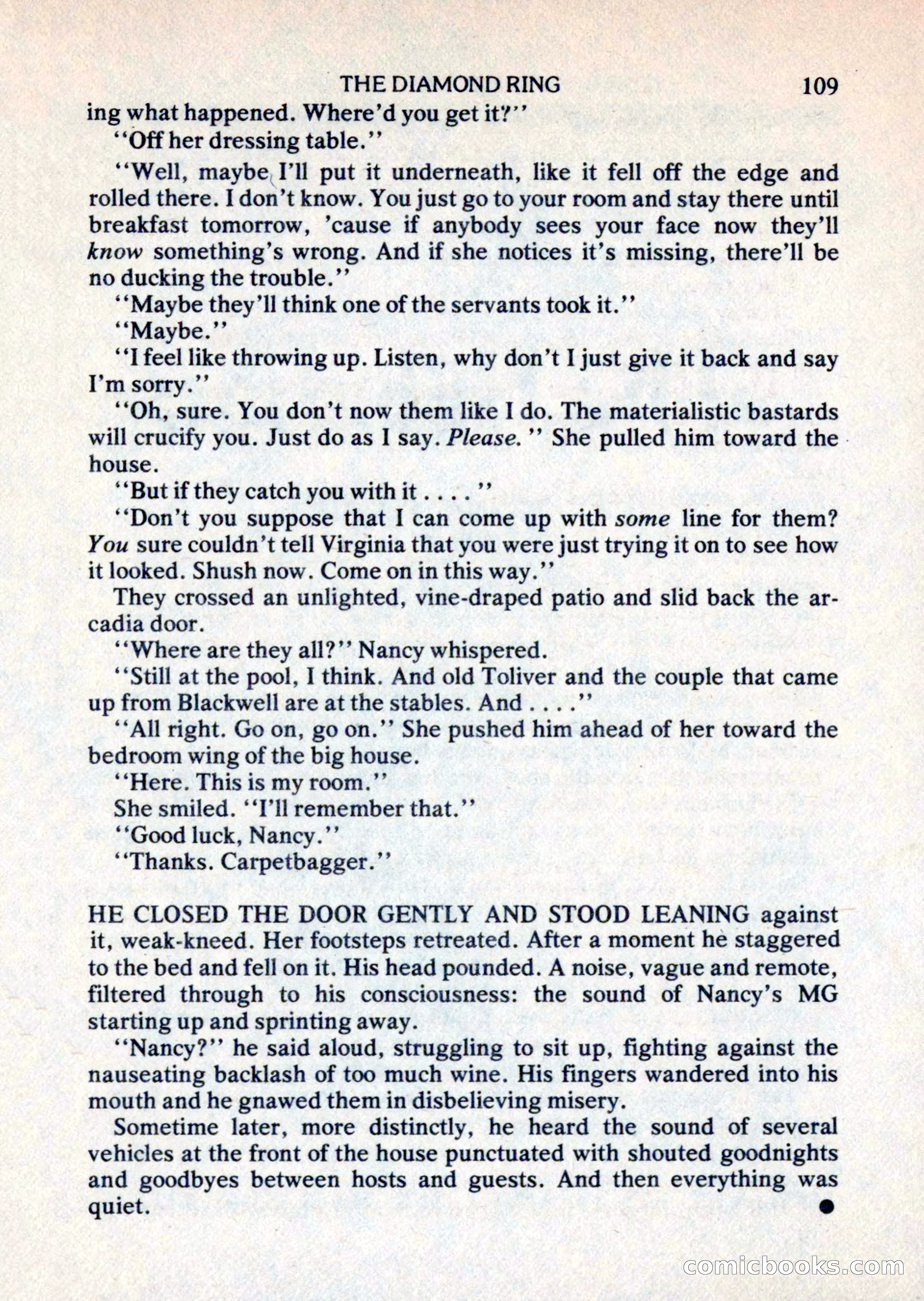 Mike Shayne Mystery Magazine, August 1981 — page 109 of 132